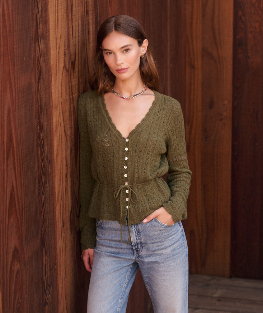 Sophie Pointelle Cardigan