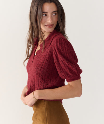 Sophie Pointelle Polo