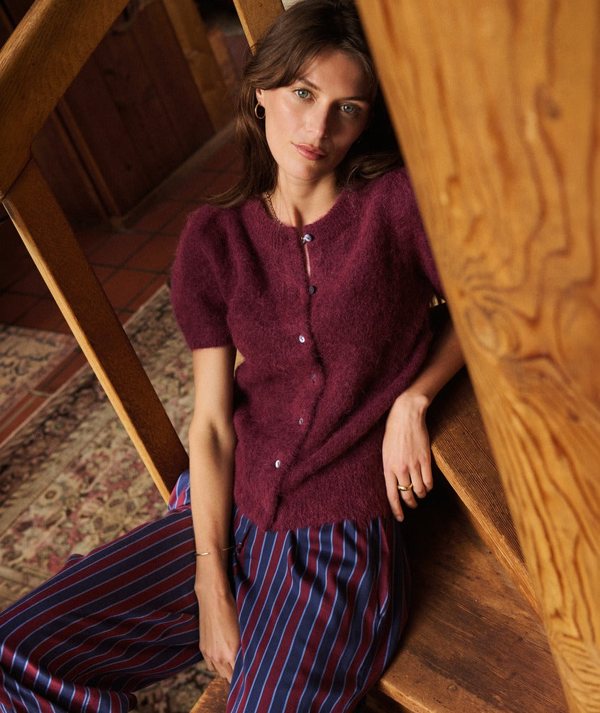 Suri Alpaca Cardigan
