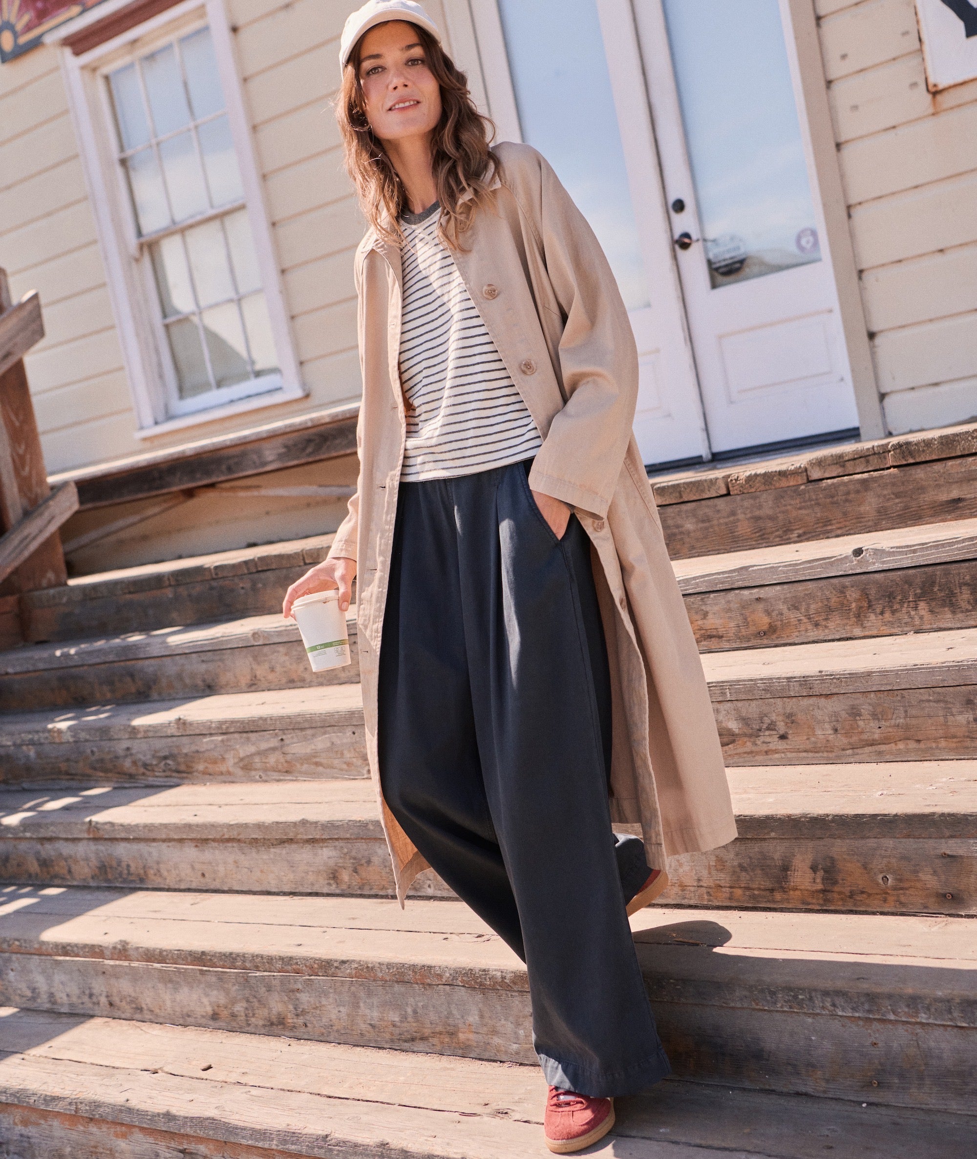 Allison Pleated Wide Leg Trouser