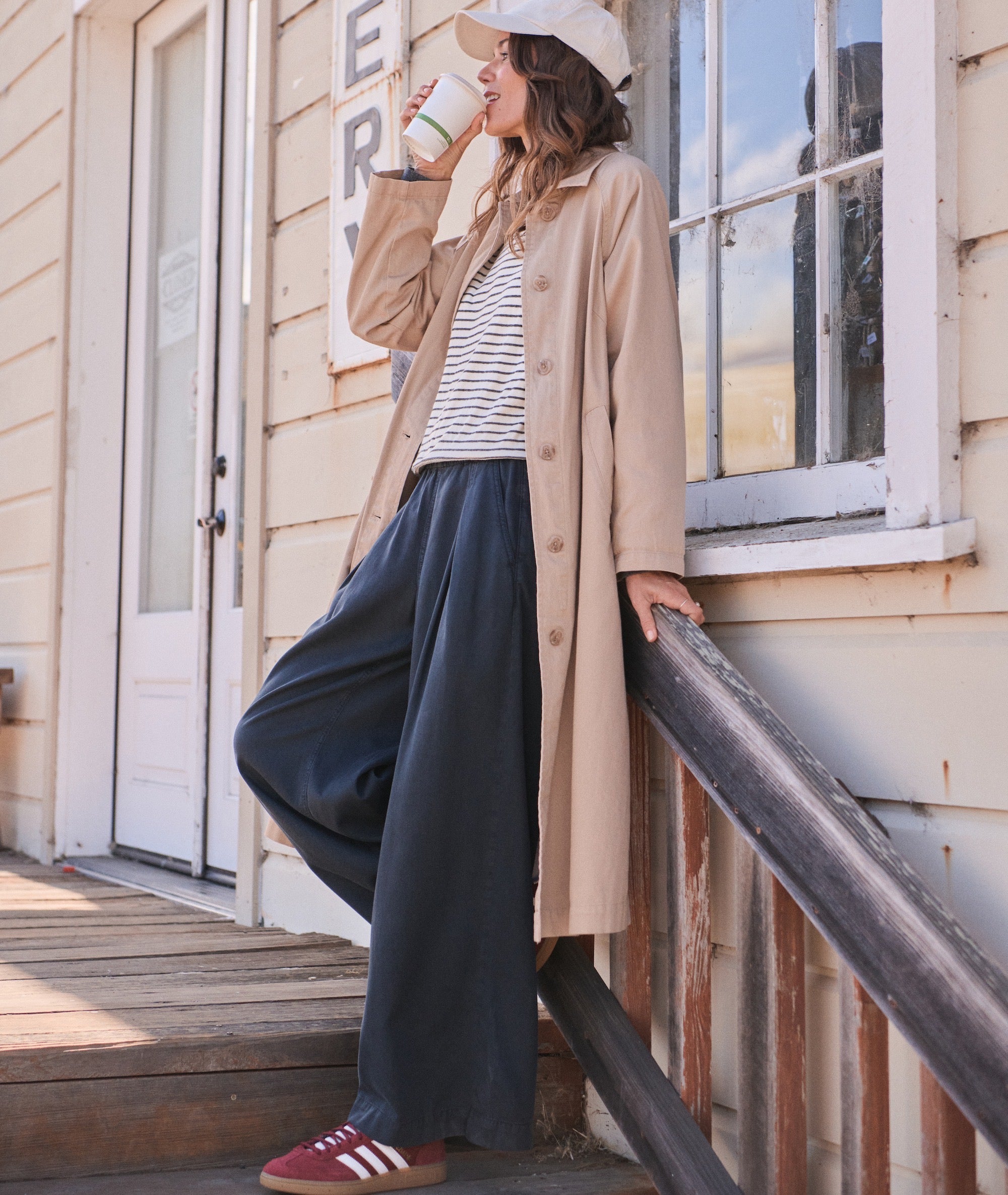 Hayes Twill Trench Coat