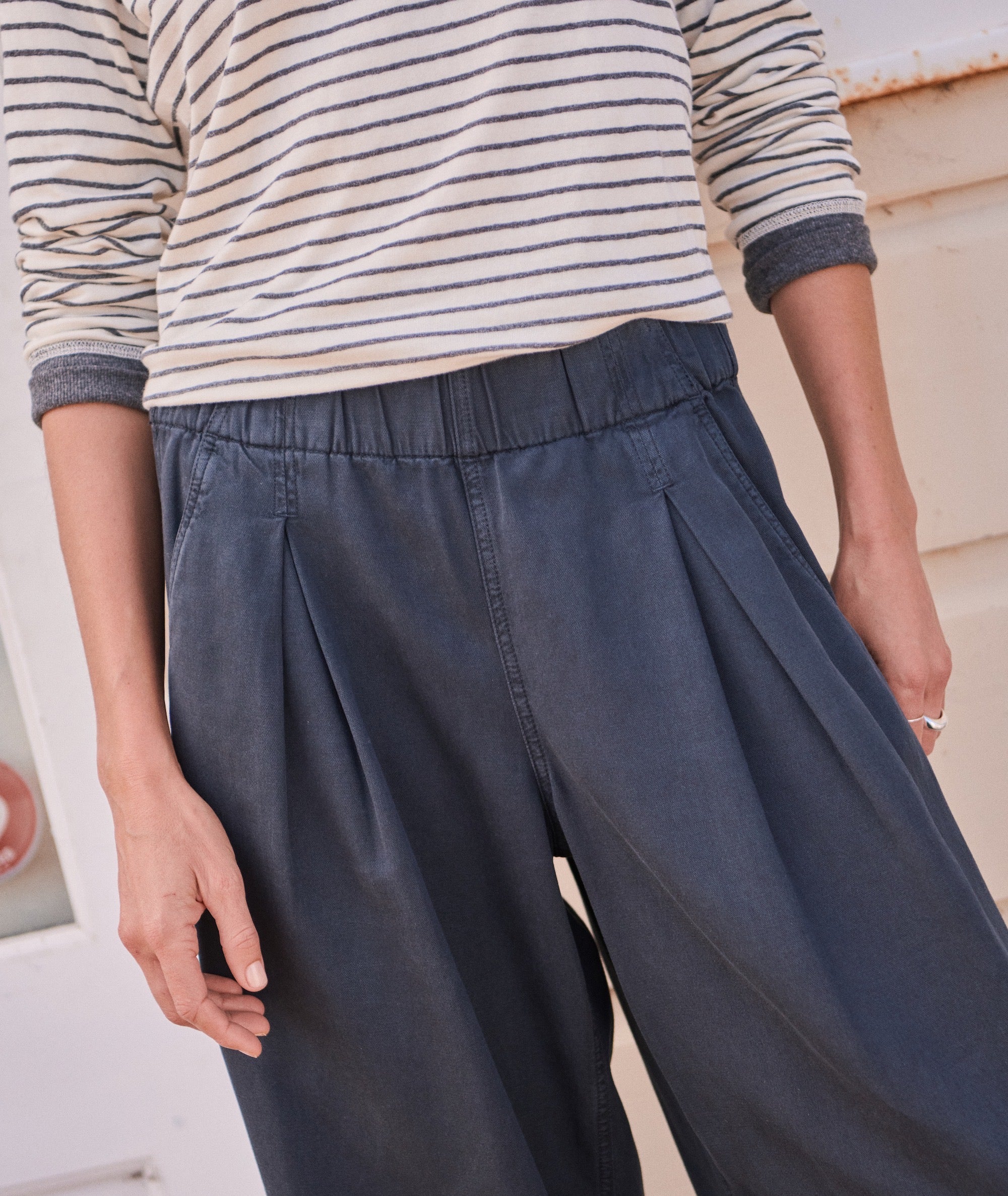 Allison Pleated Wide Leg Trouser