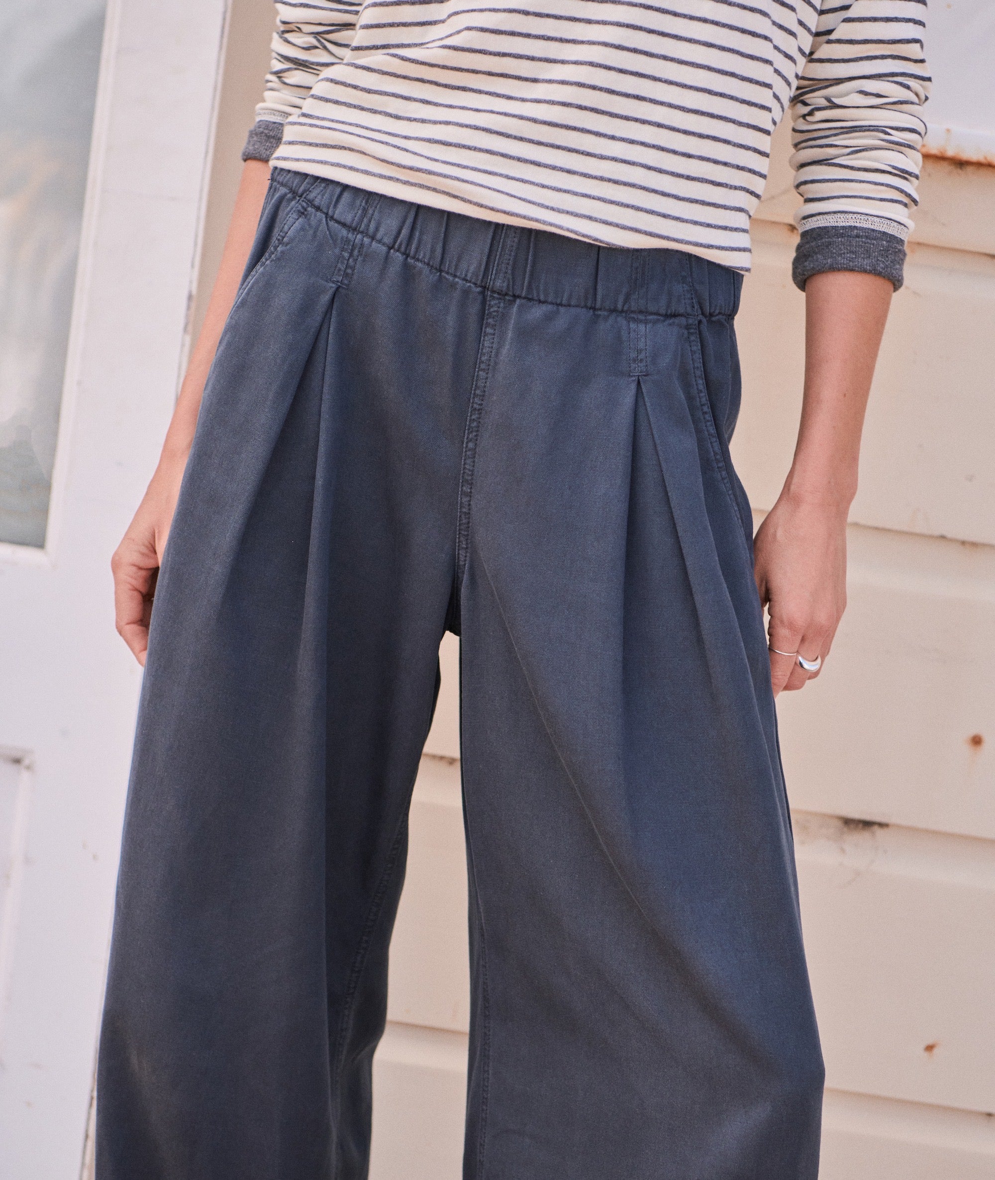 Allison Pleated Wide Leg Trouser