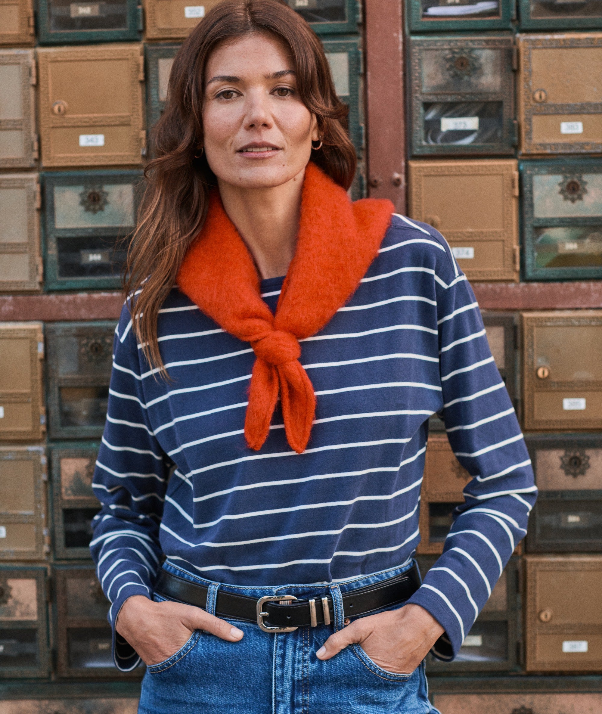 Sueded Jersey Mariner Tee