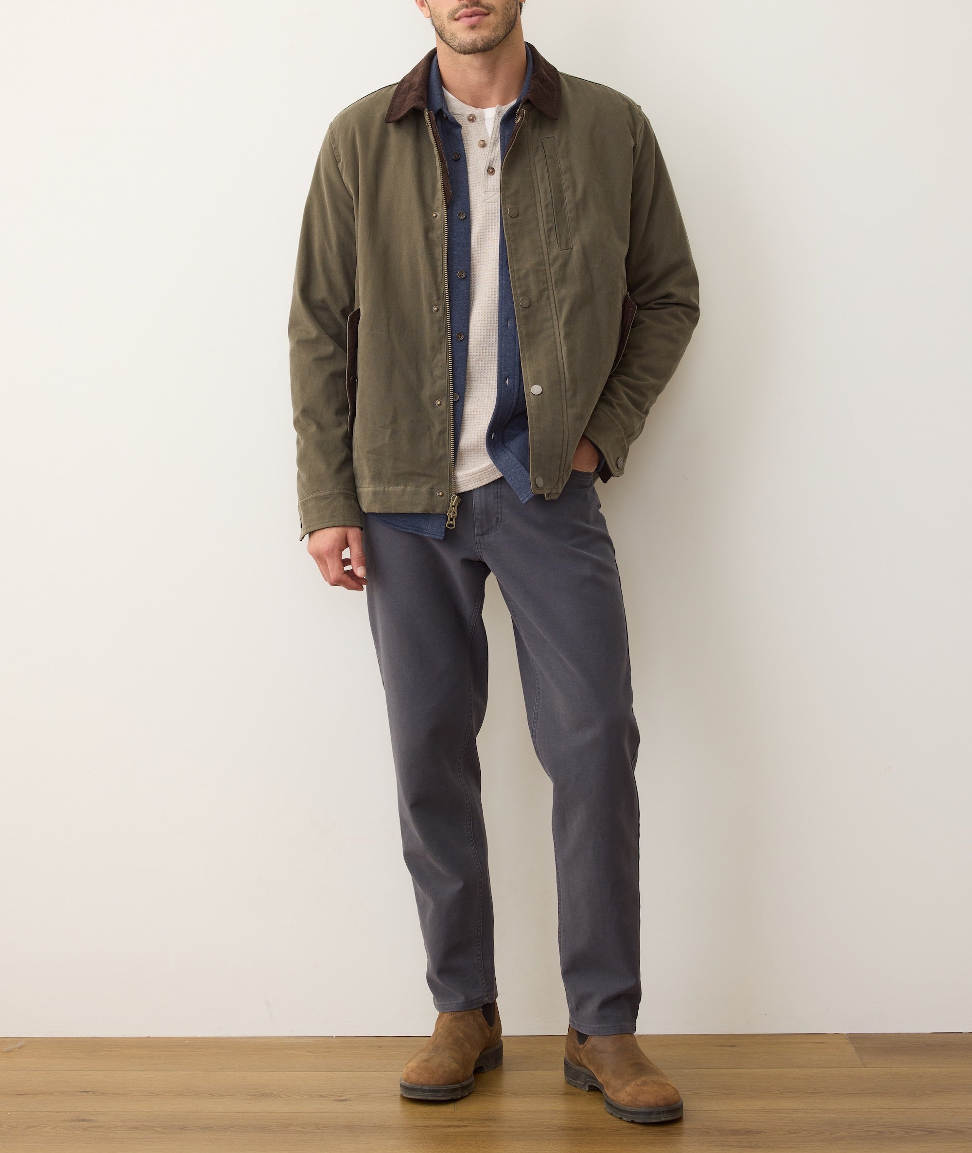 Weston Wax Canvas Barn Jacket