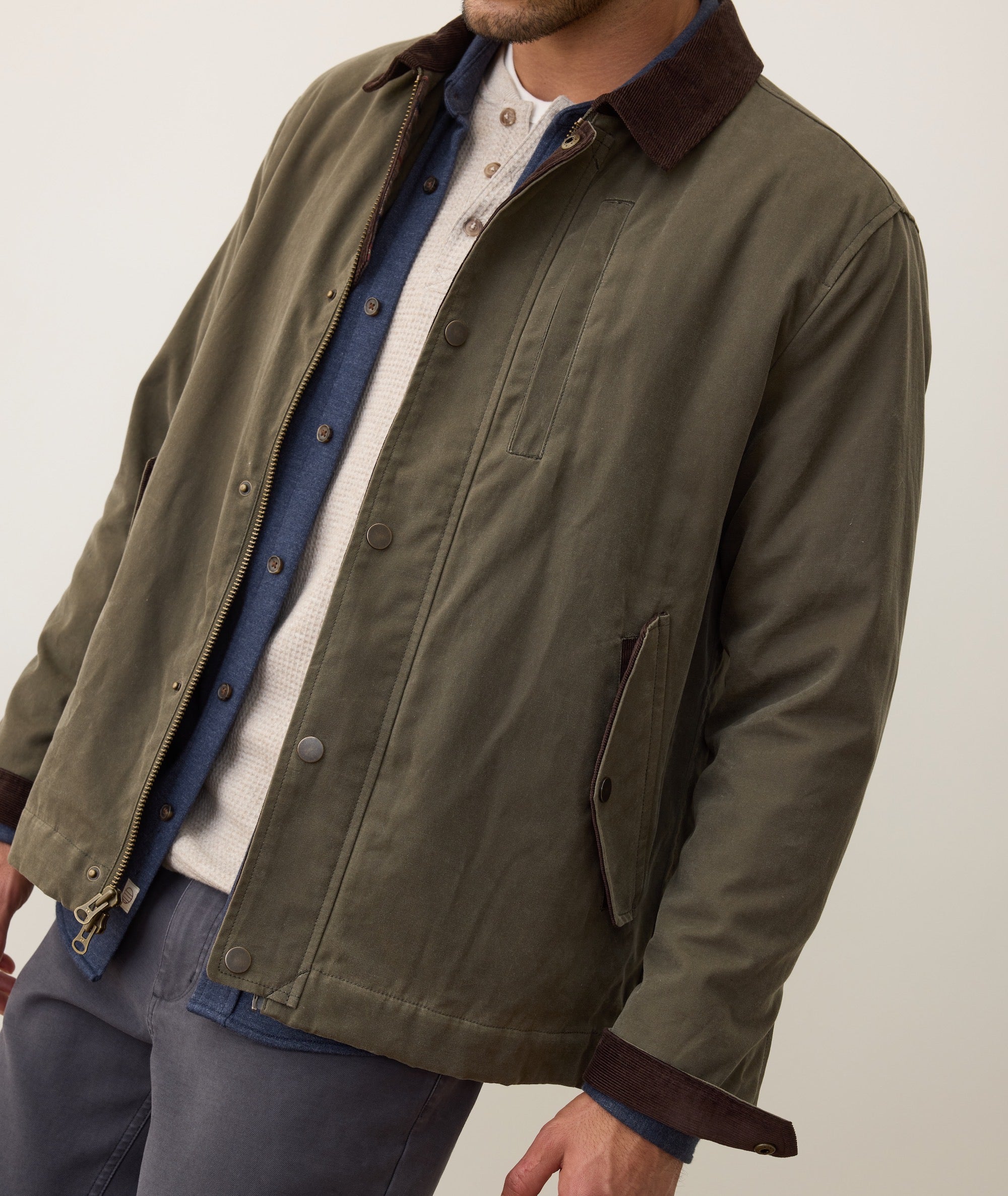 Weston Wax Canvas Barn Jacket