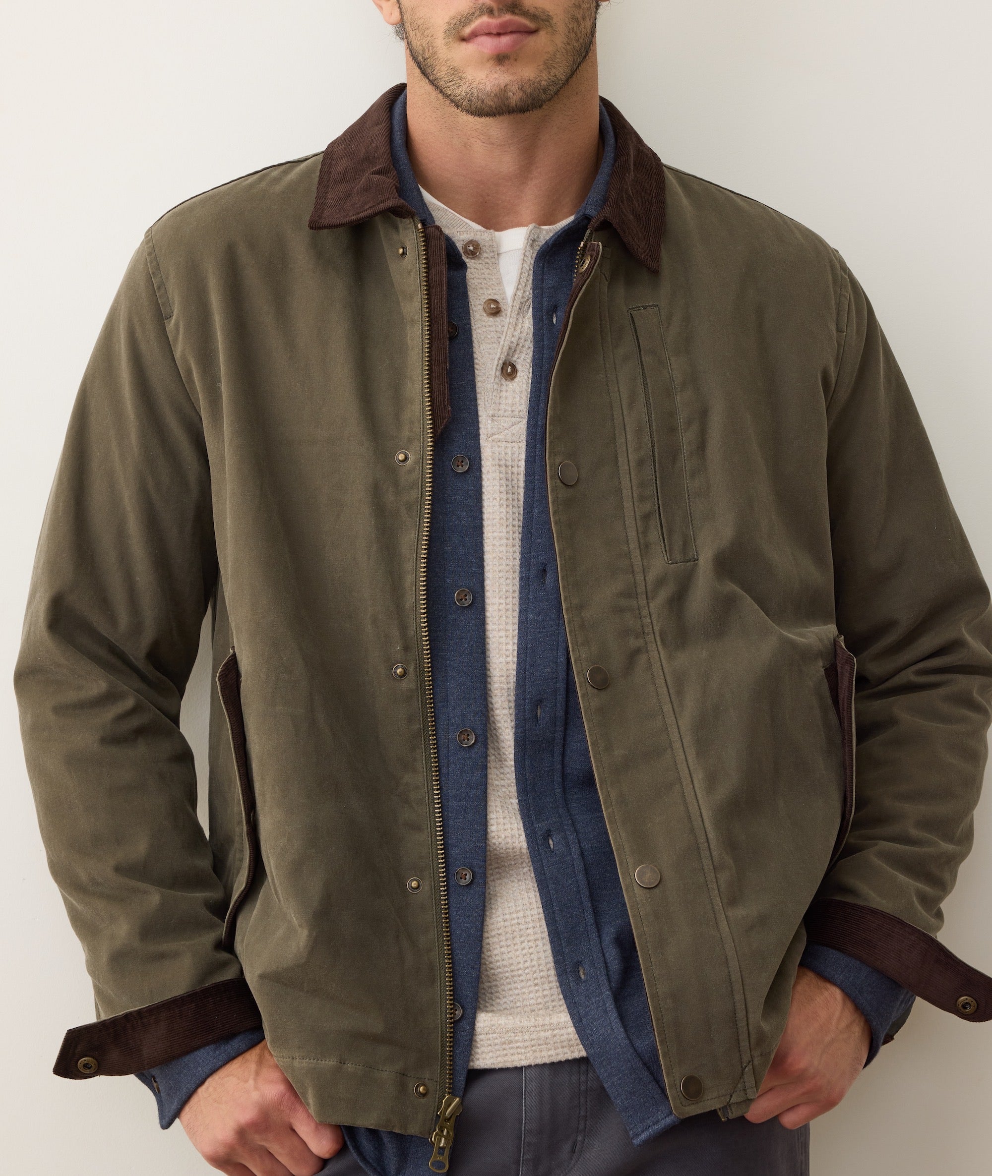 Weston Wax Canvas Barn Jacket