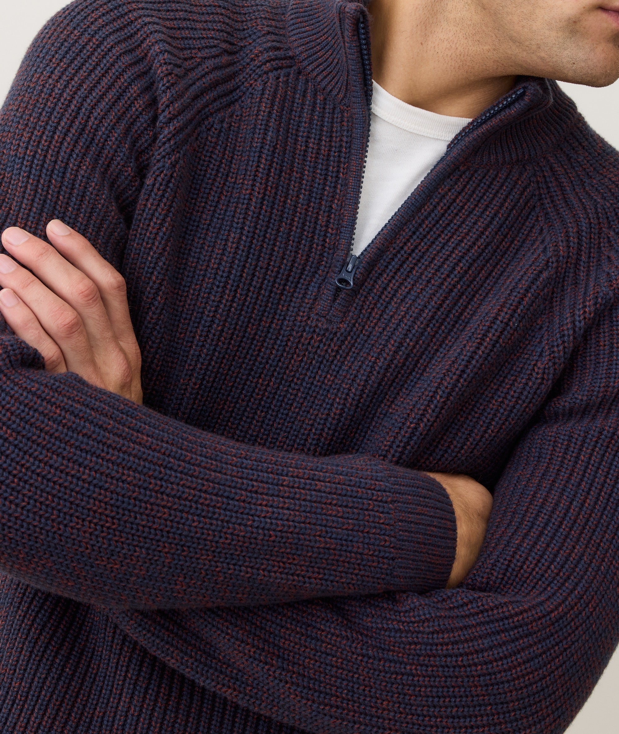 Inverness Quarter Zip Sweater