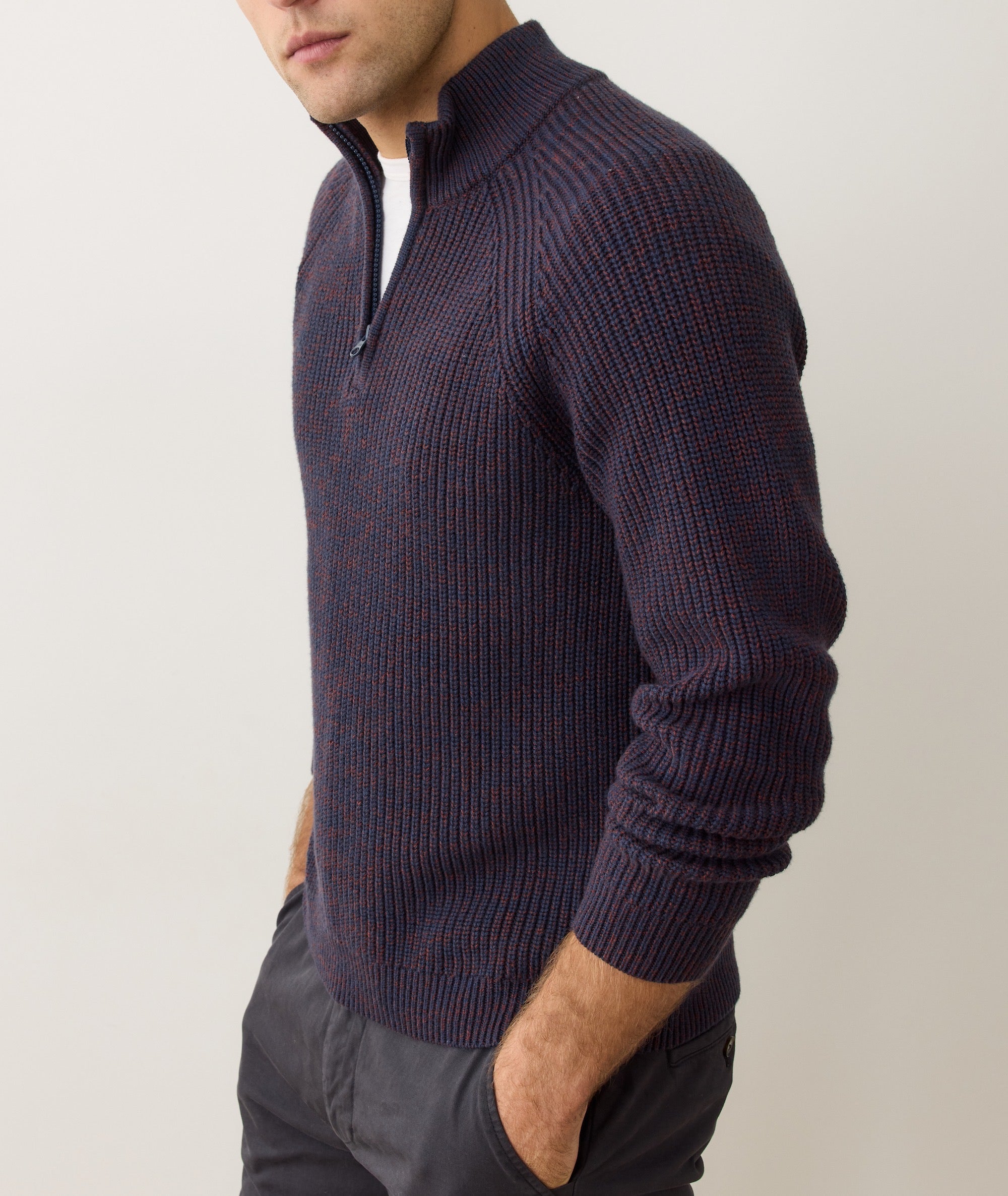 Inverness Quarter Zip Sweater