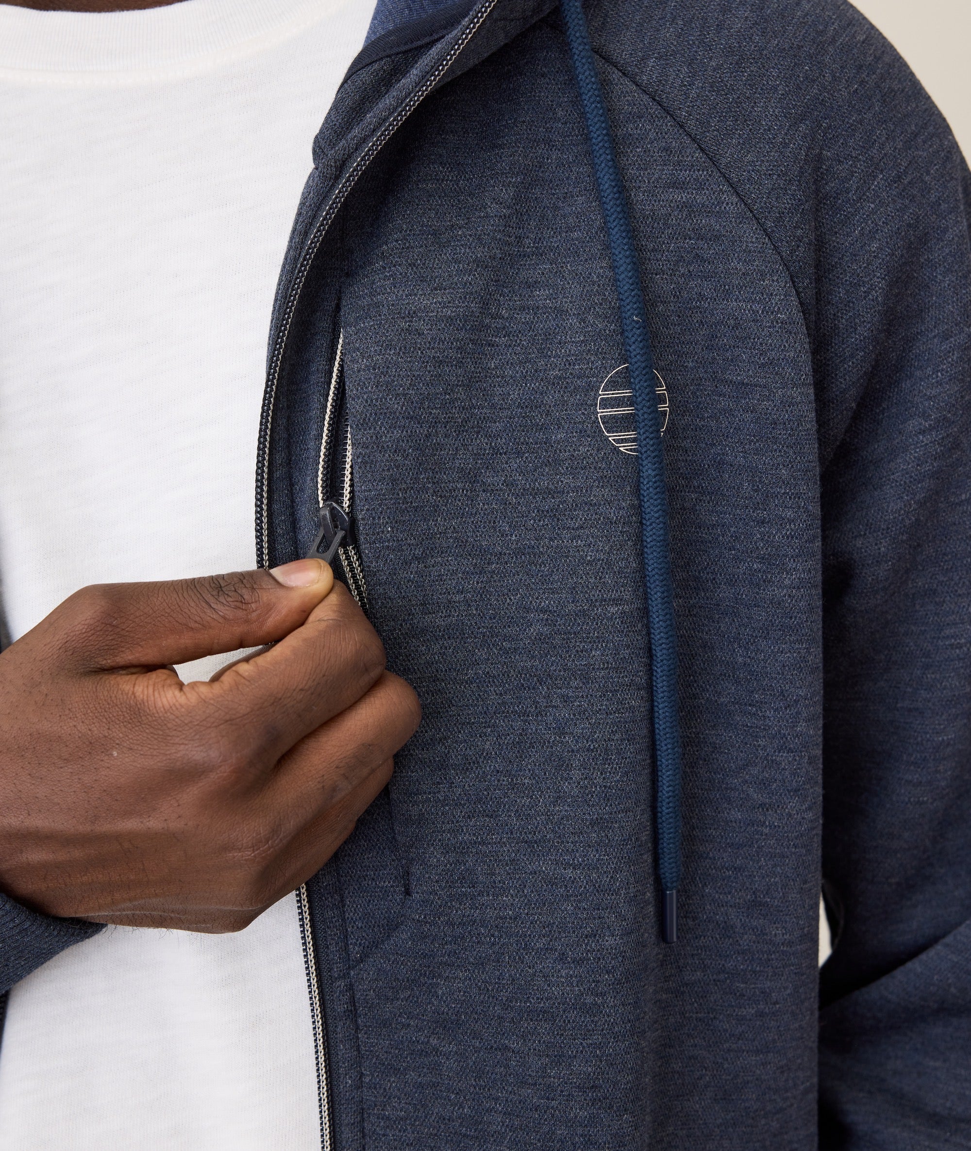 Scuba Knit Zip Hoodie