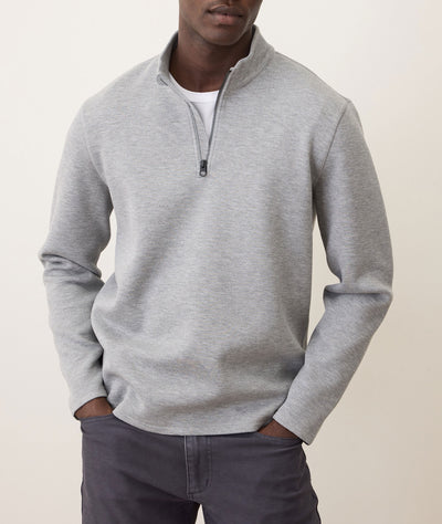 Scuba Knit Quarter Zip