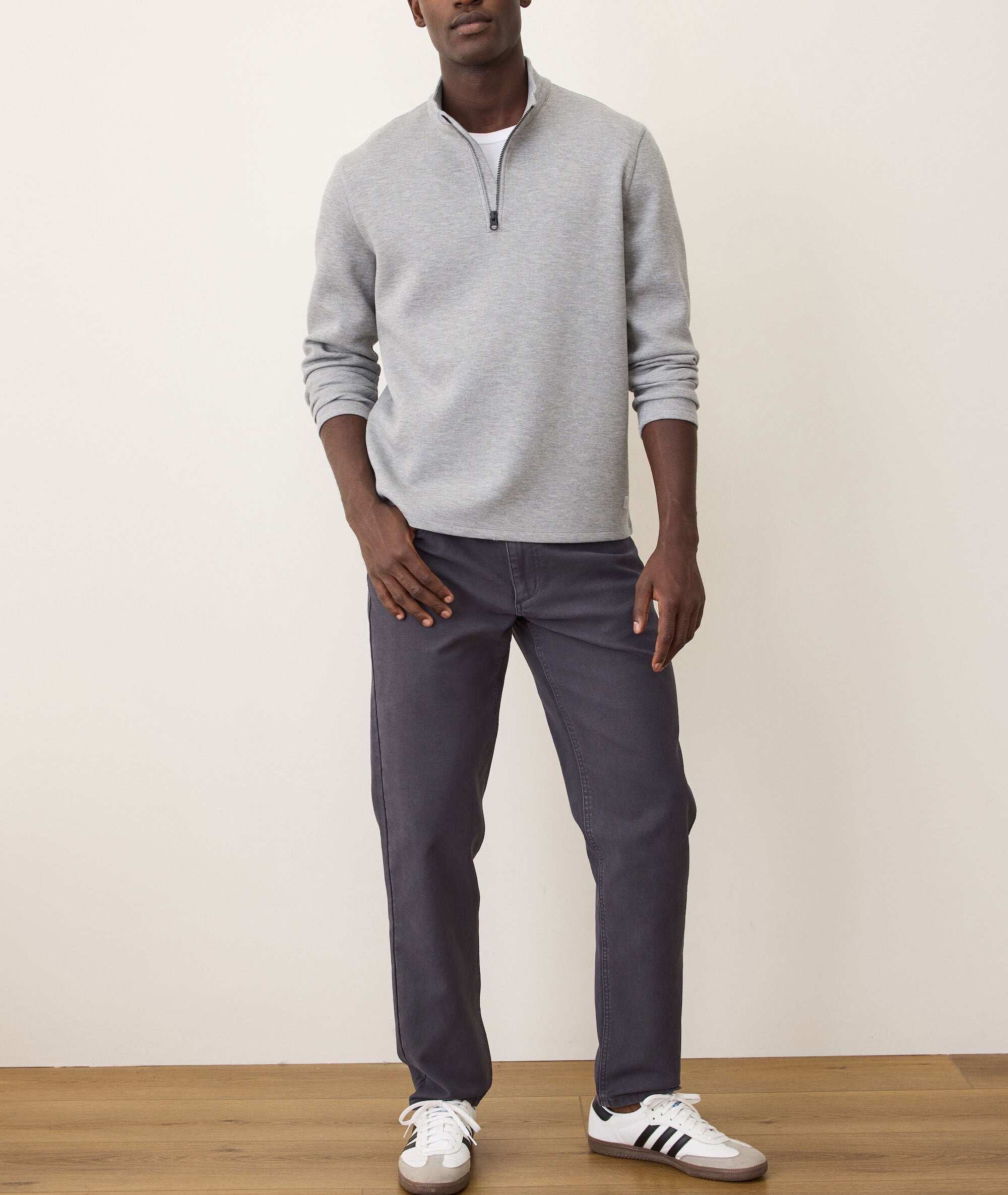 Scuba Knit Quarter Zip