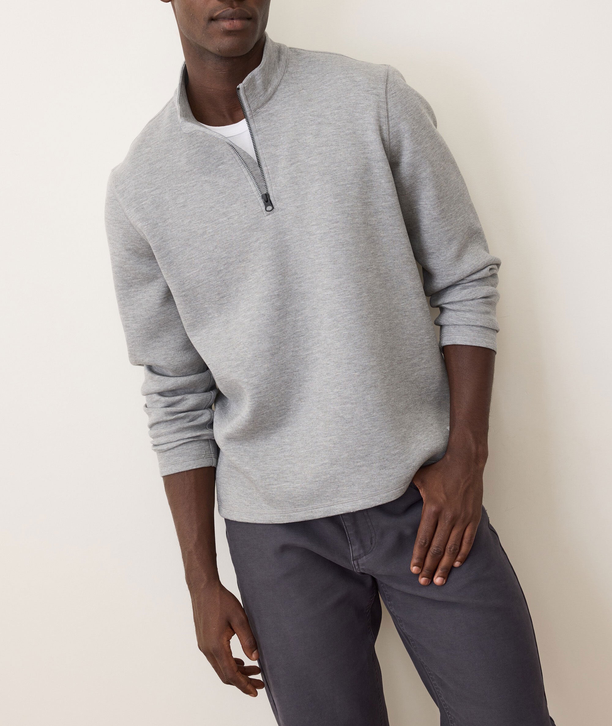 Scuba Knit Quarter Zip