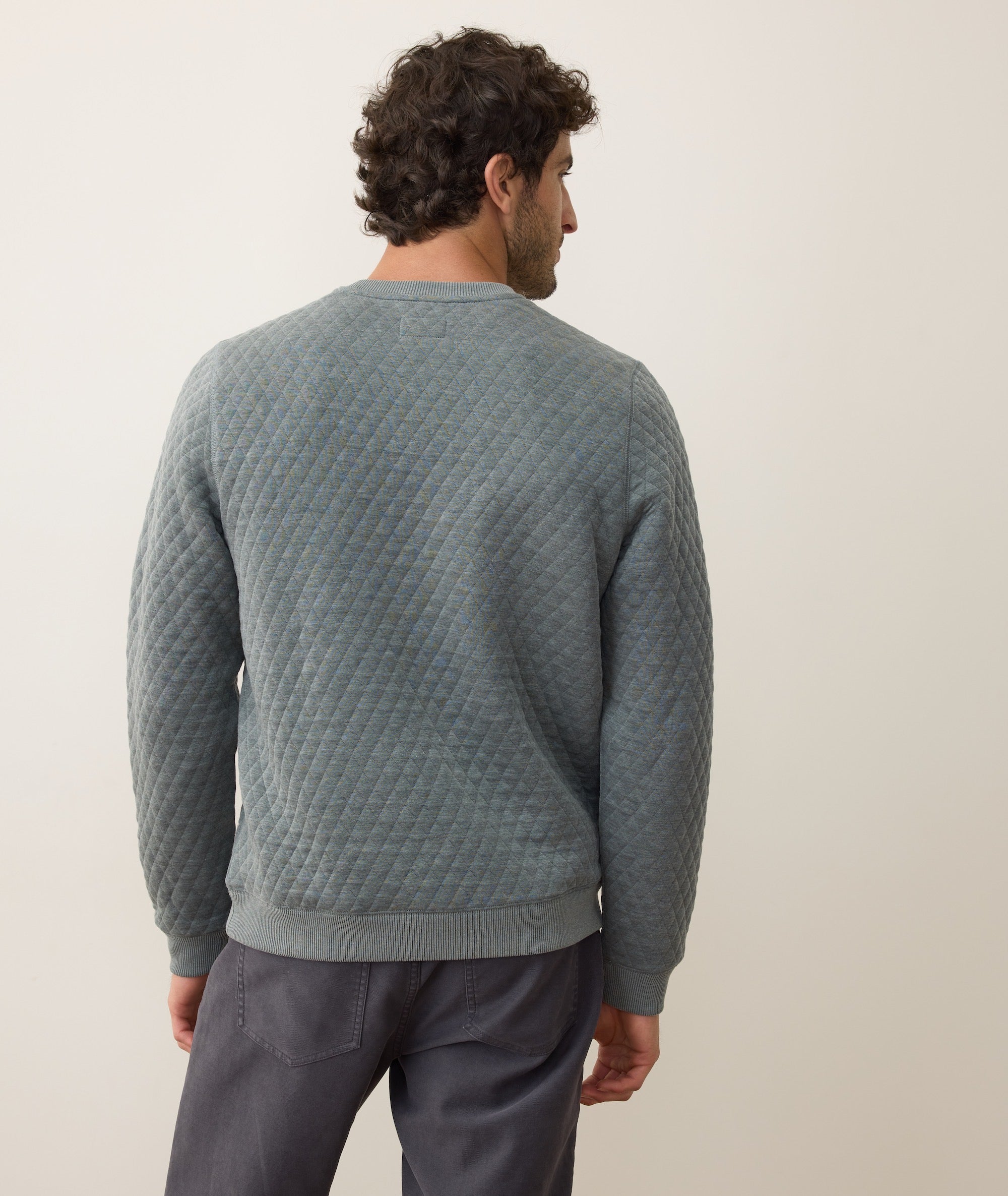 Corbet Quilted Crewneck