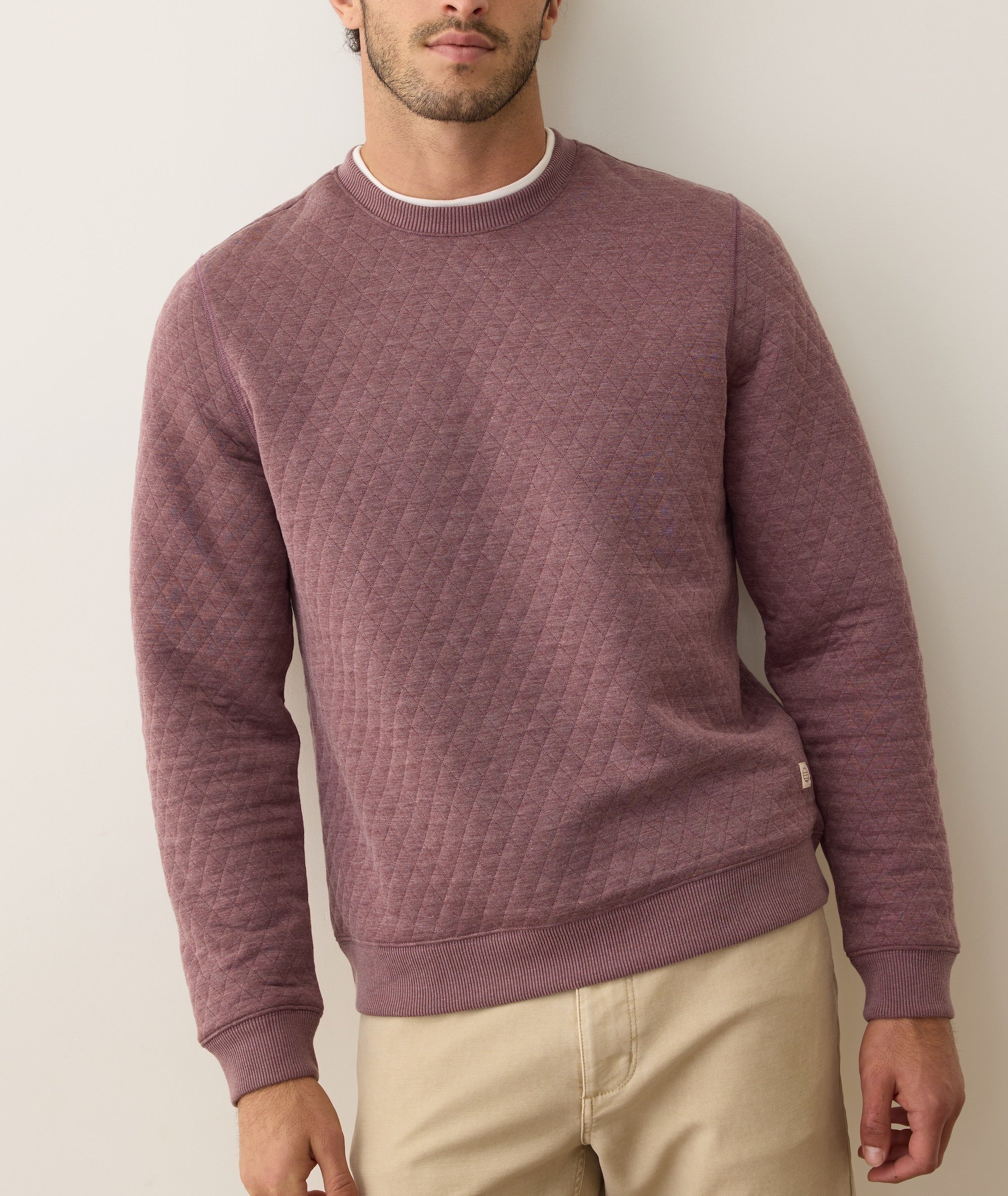 Corbet Quilted Crewneck