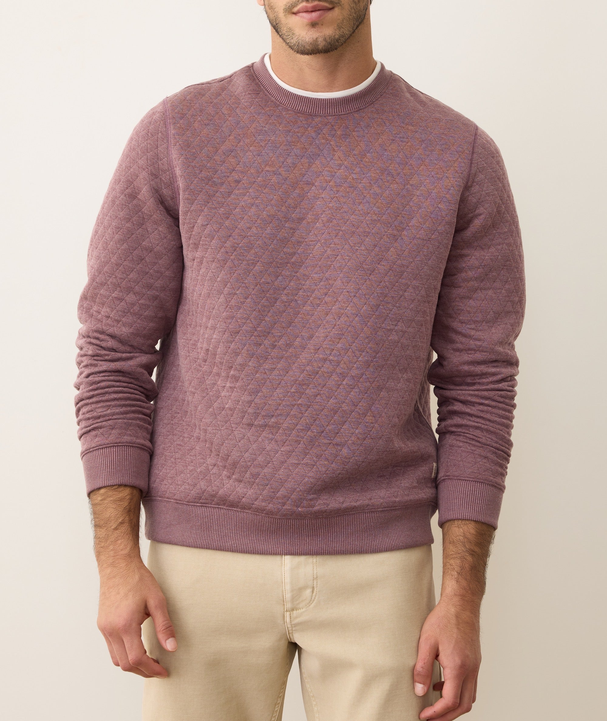 Corbet Quilted Crewneck