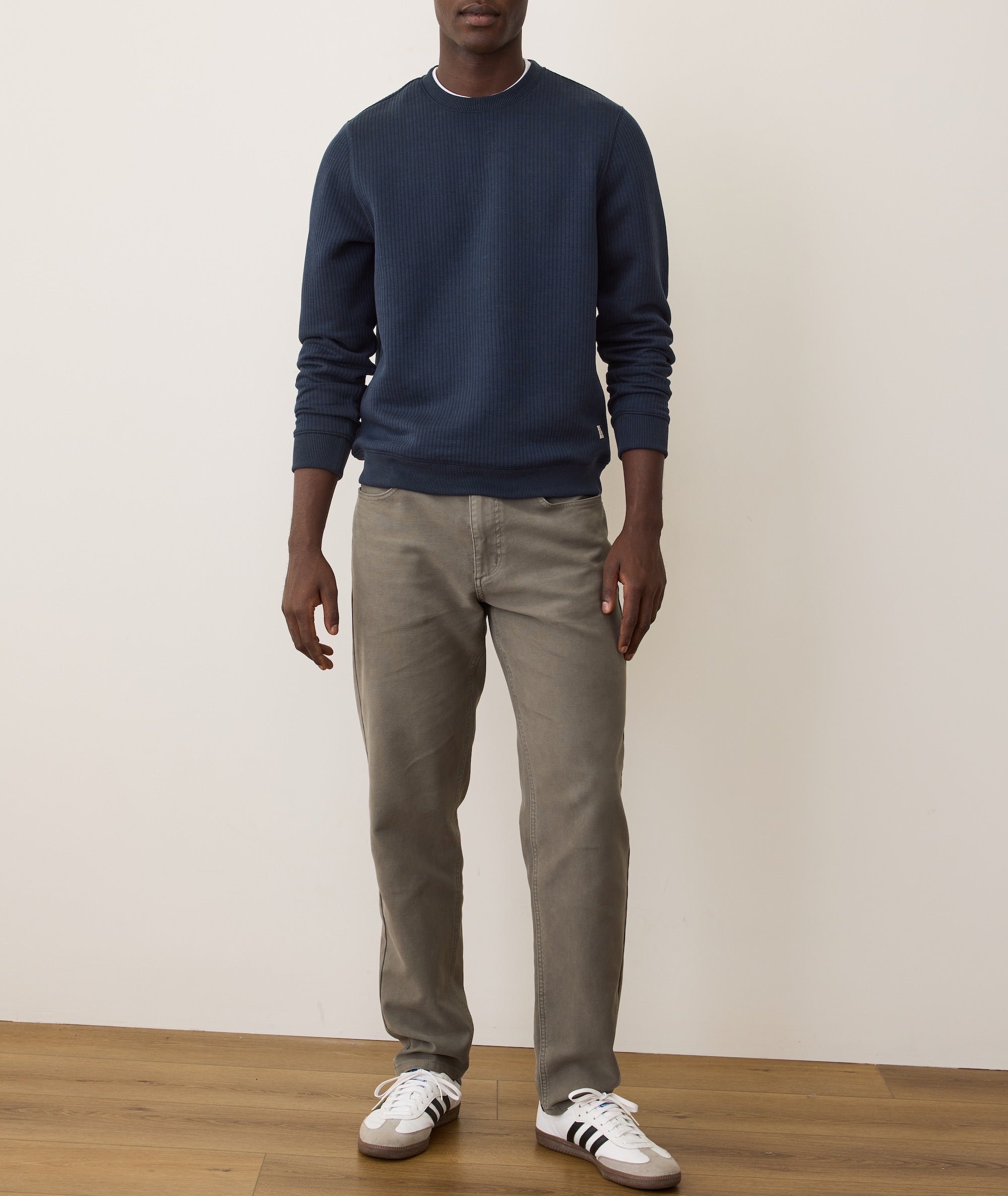 Corbet Quilted Crewneck
