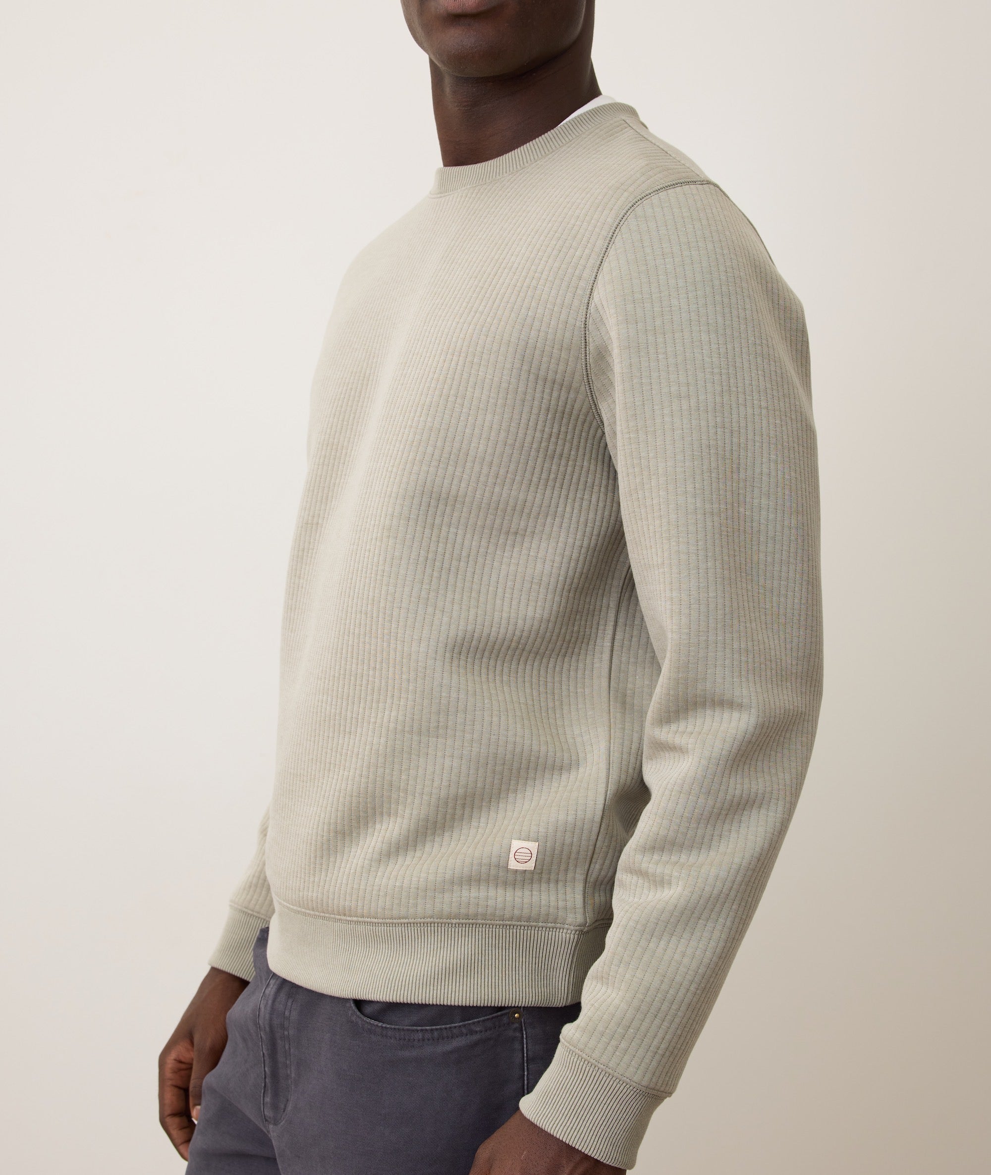 Corbet Quilted Crewneck