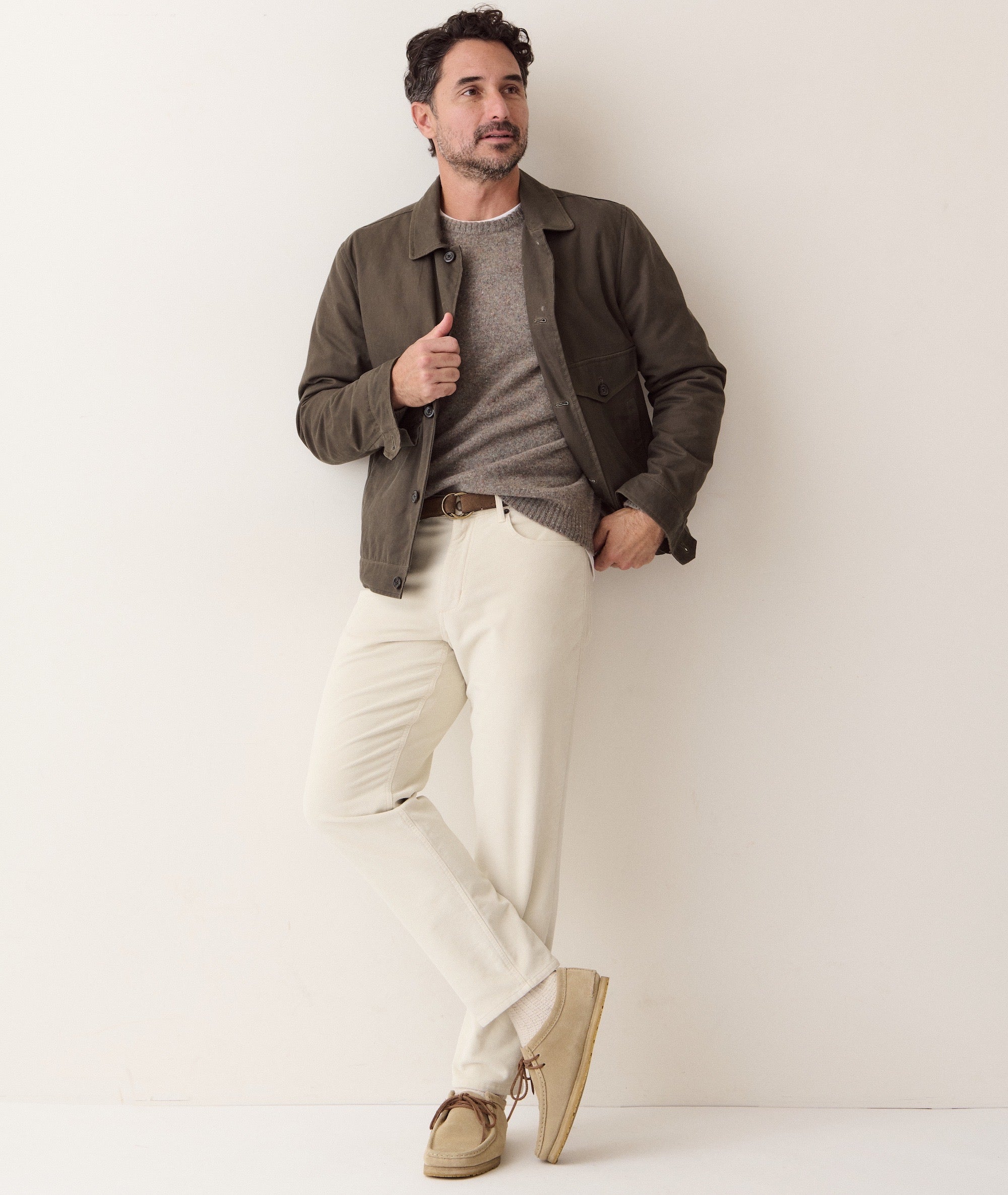 Flex Terry Moleskin Pant - Slim Straight