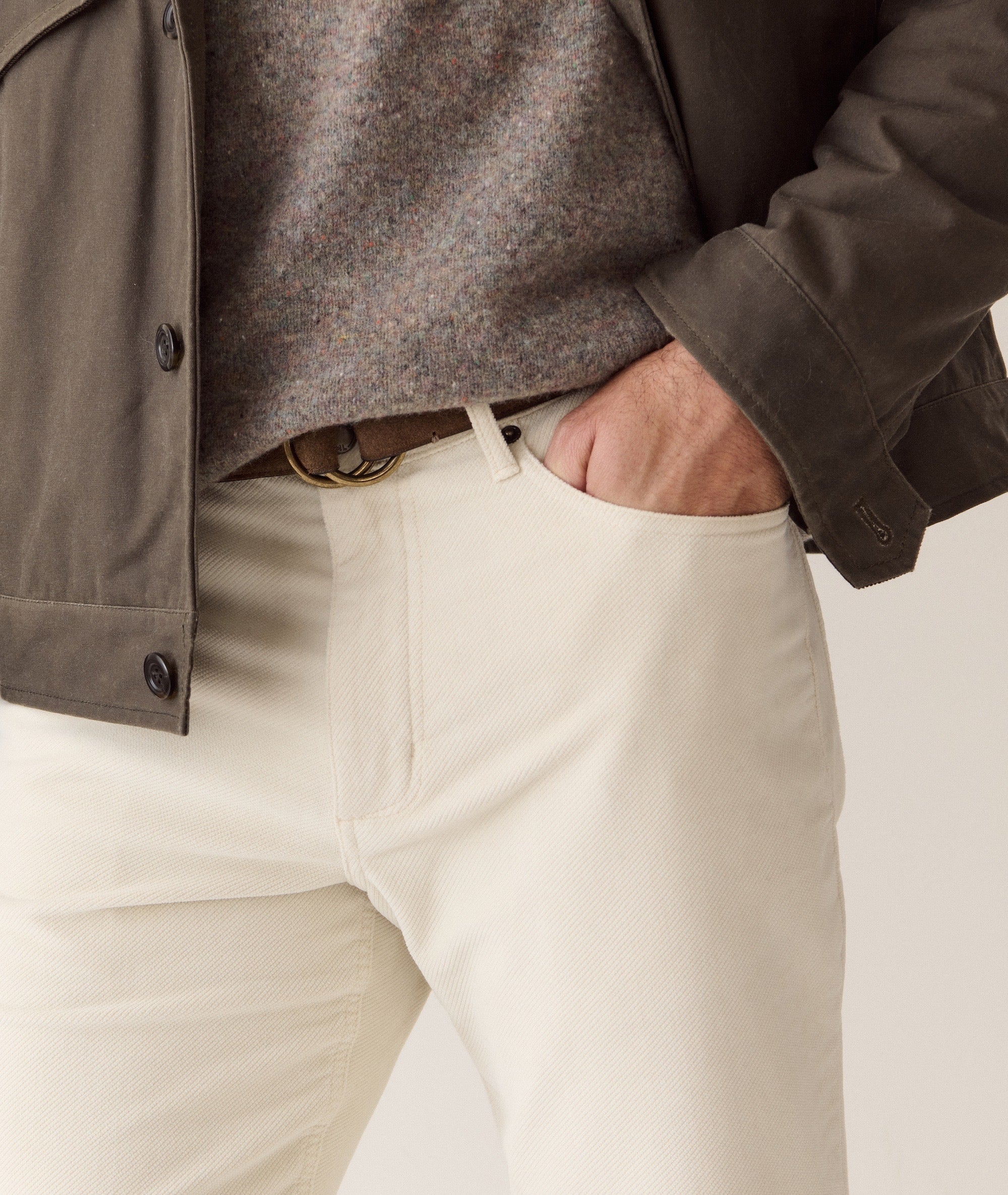 Flex Terry Moleskin Pant - Slim Straight