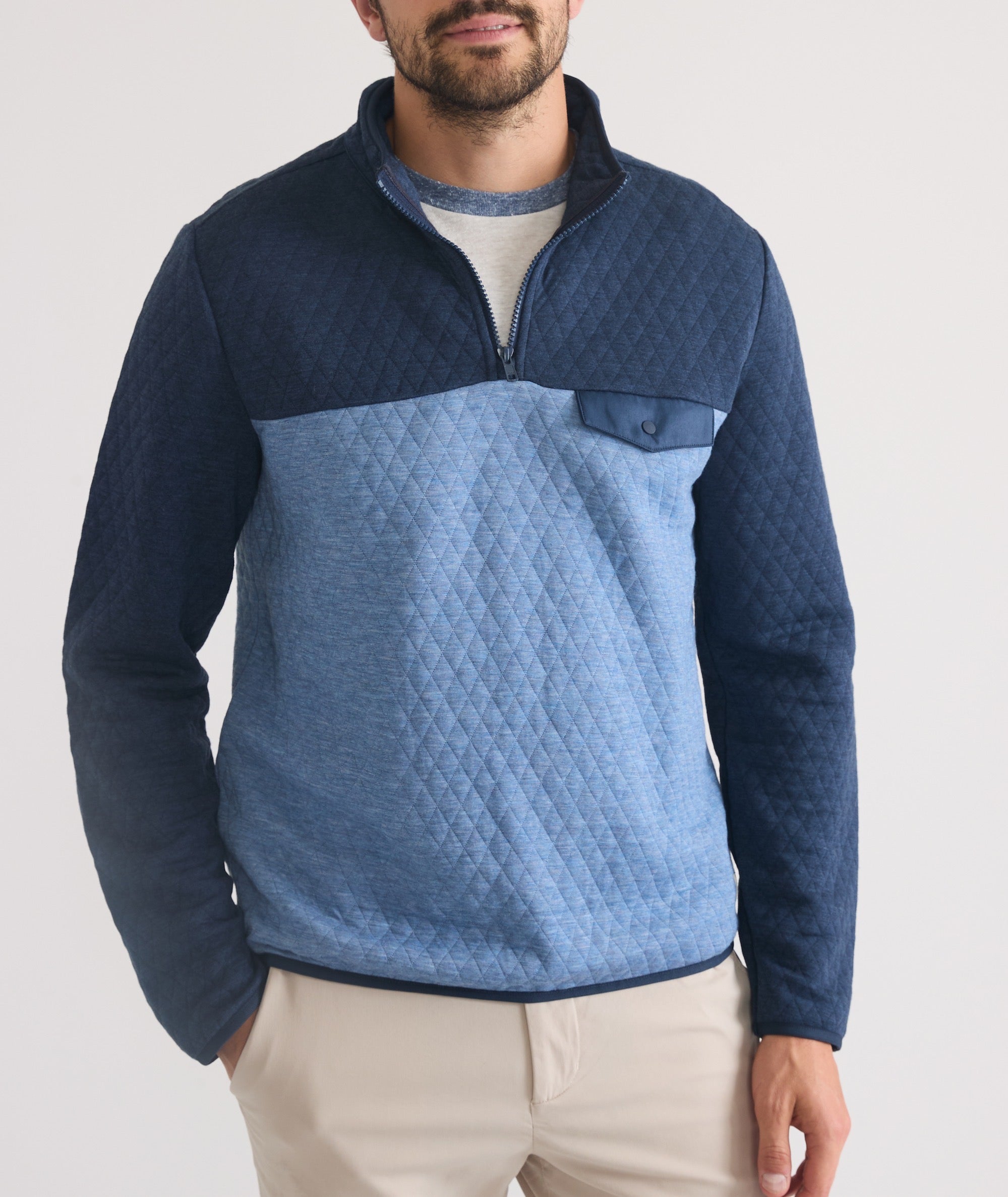 Corbet Colorblock Pullover Marine Layer