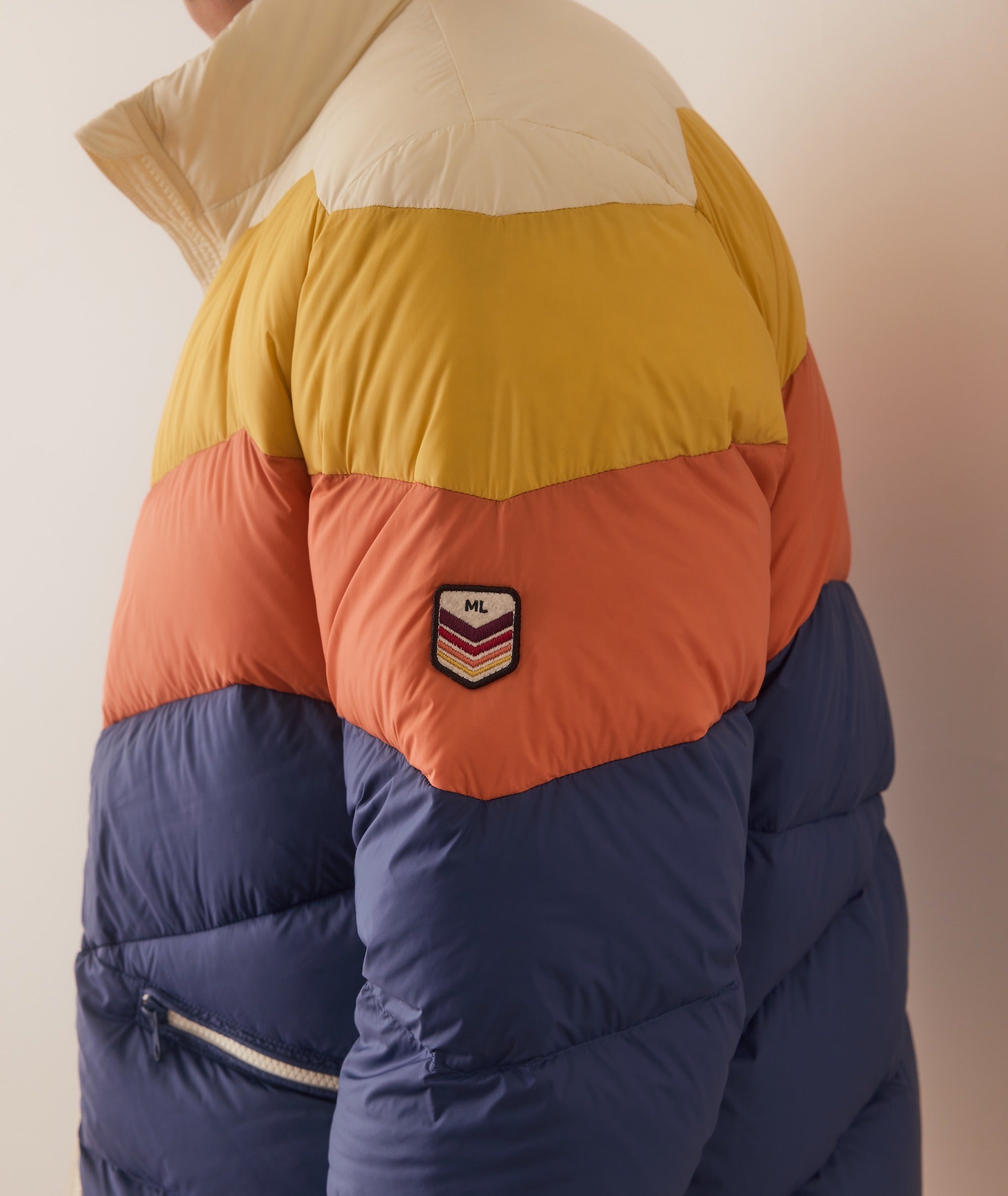 Colorful puffer jacket mens 2025