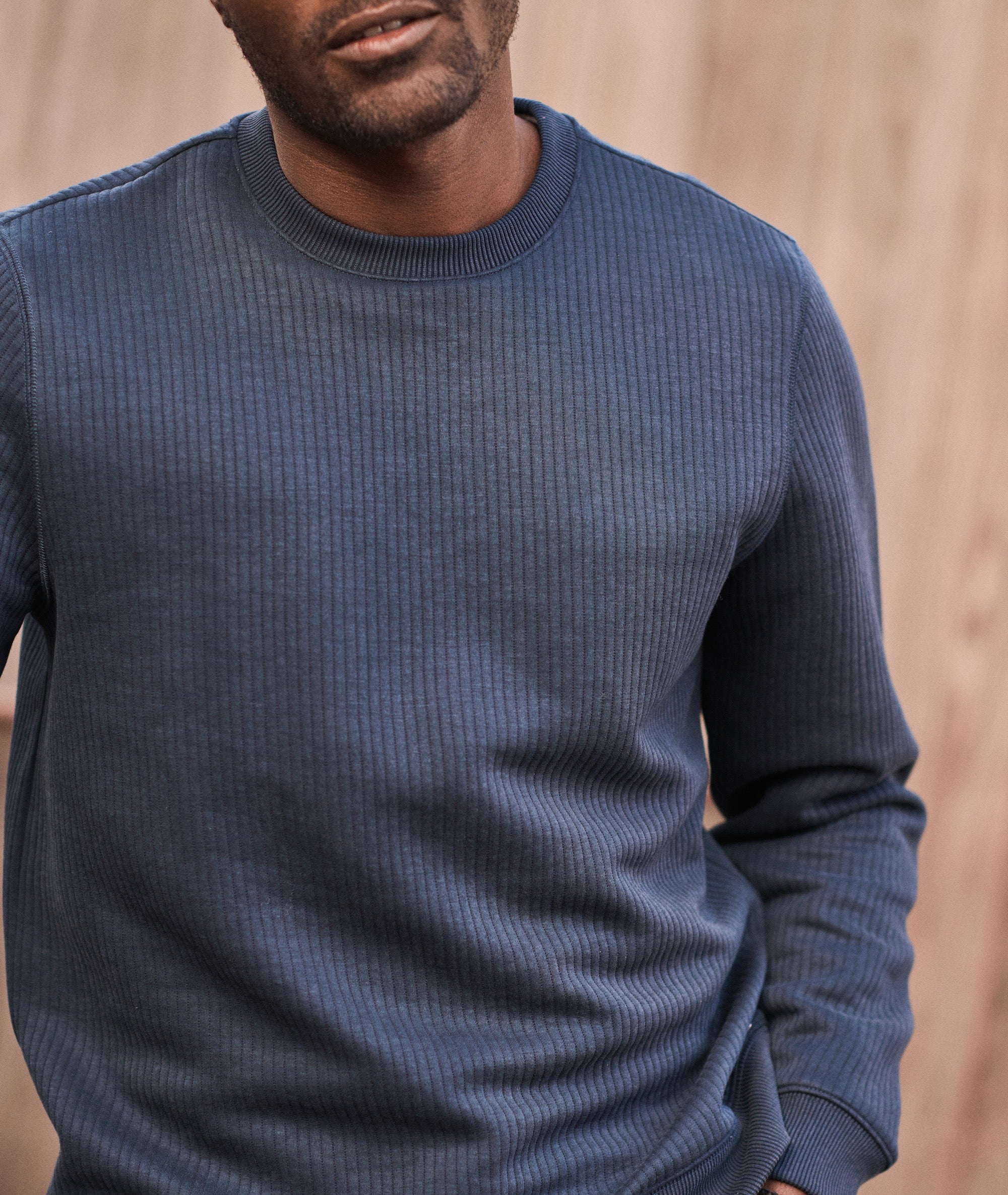 Corbet Quilted Crewneck