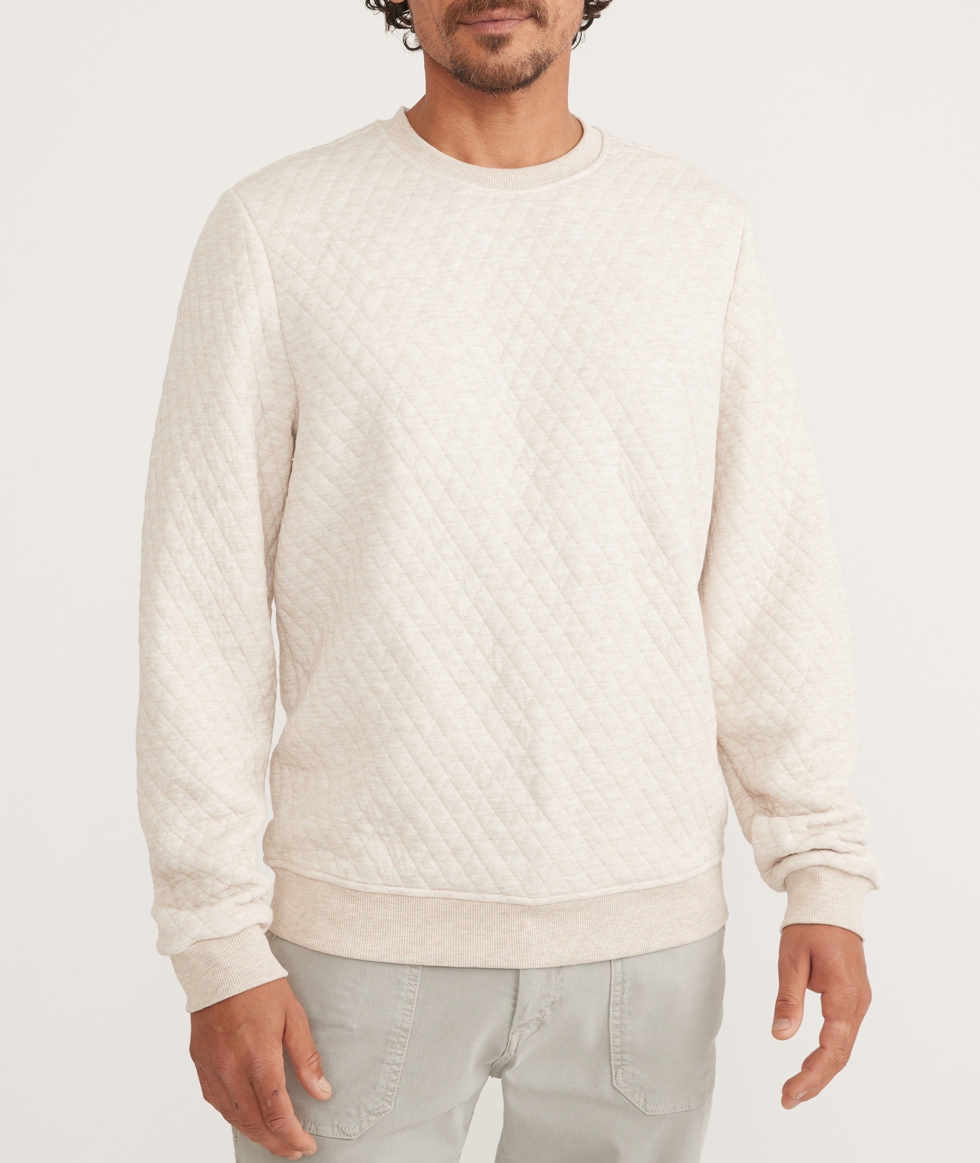 Corbet Quilted Crewneck Marine Layer