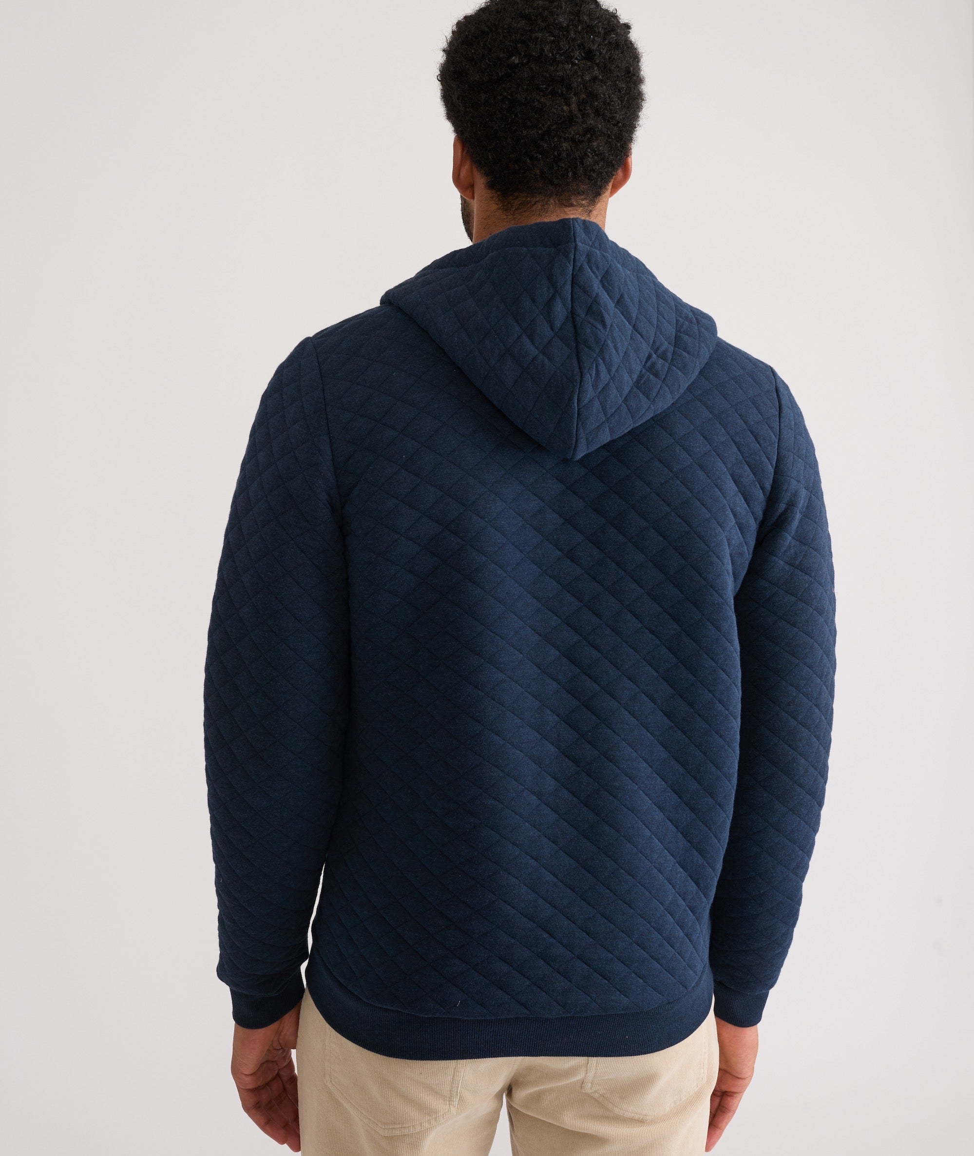 Corbet Quilted Full Zip Hoodie Marine Layer