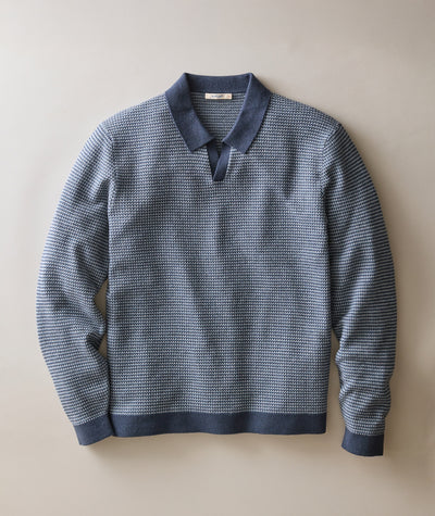 Liam Long Sleeve Sweater Polo