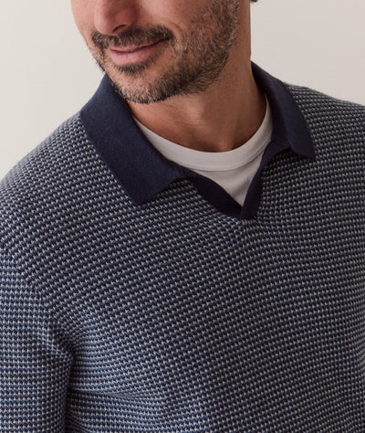 Liam Long Sleeve Sweater Polo