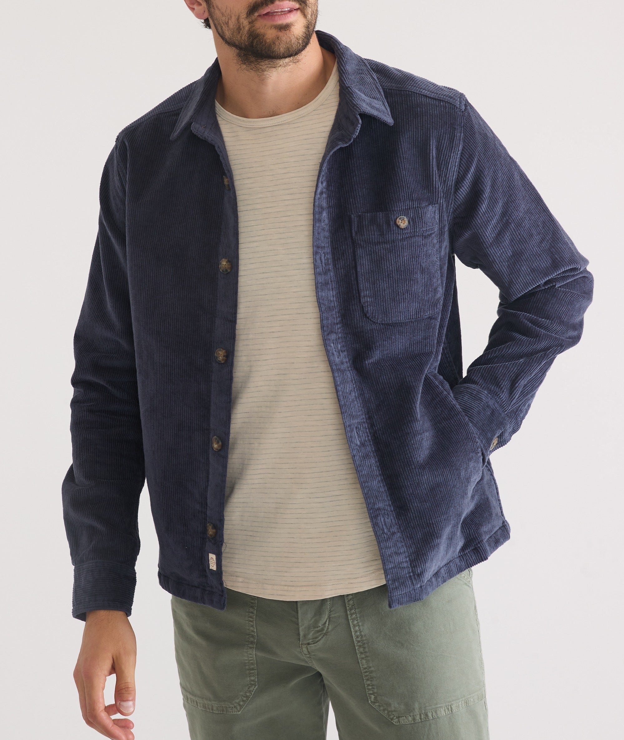 _ 2022 NEW ARRIVAL Melton×Corduroy Jacket COLOR： Beige