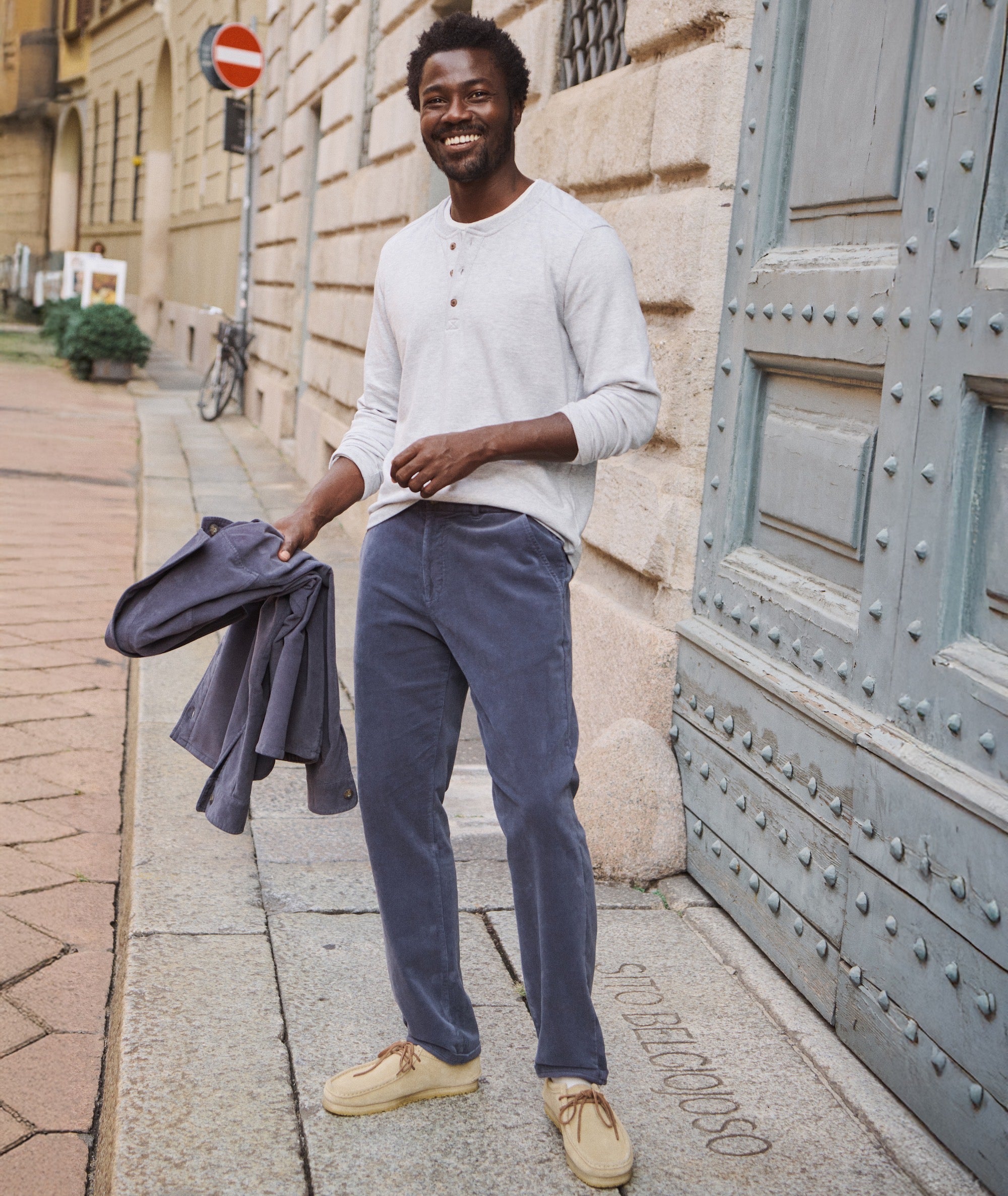 Saturday Slim Straight Moleskin Chino
