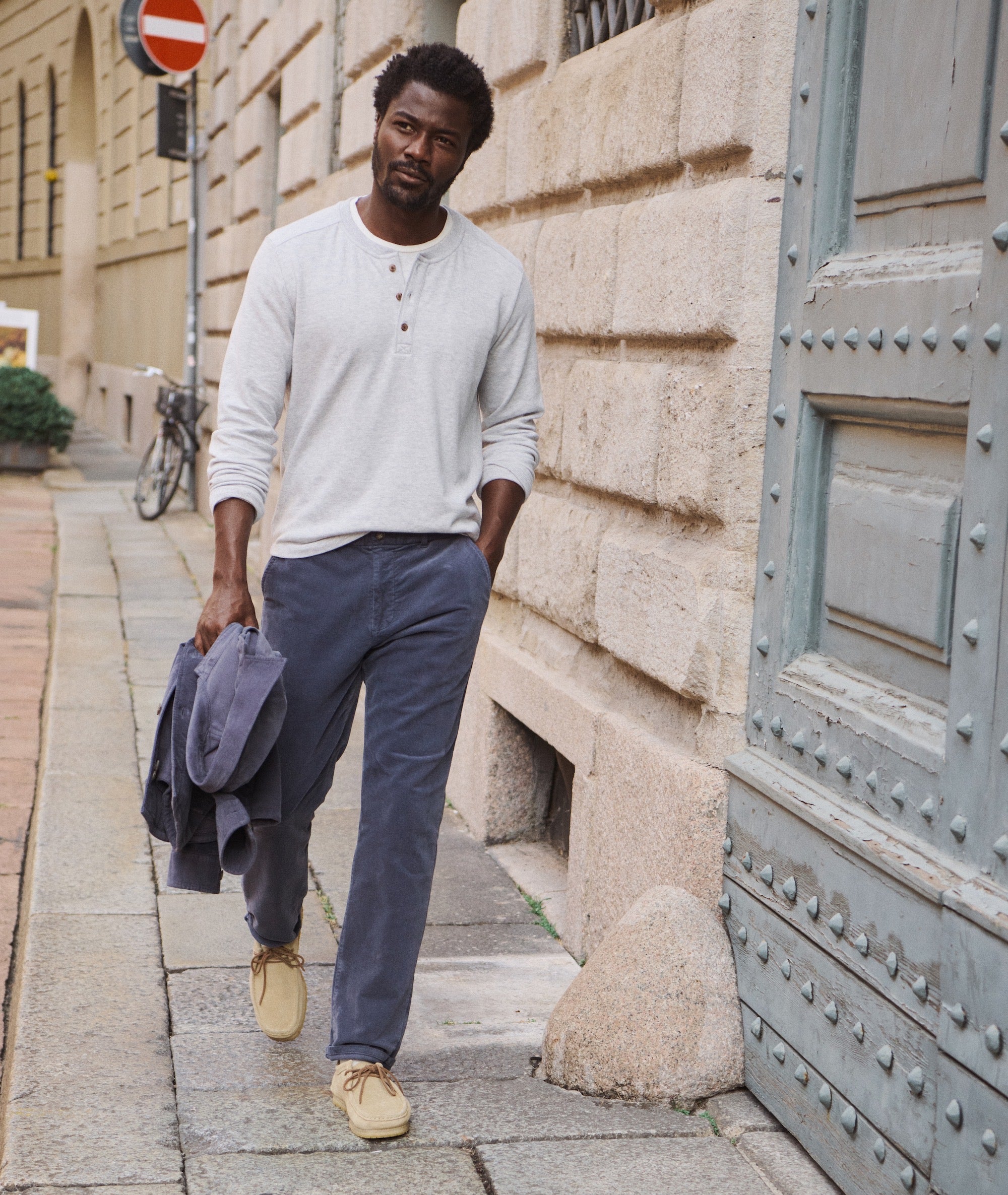 Saturday Slim Straight Moleskin Chino