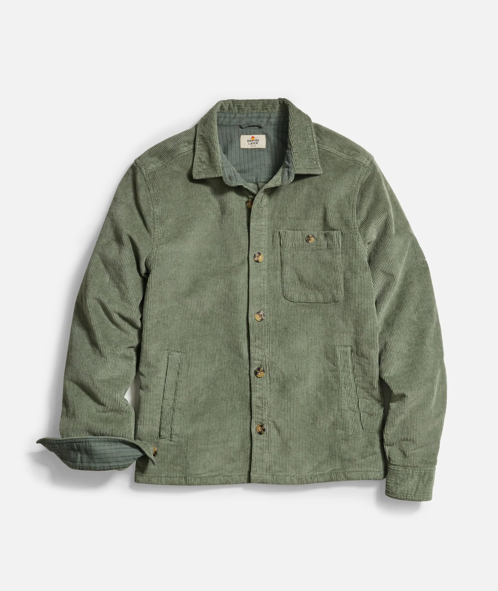 Max Stretch Corduroy Overshirt – Marine Layer