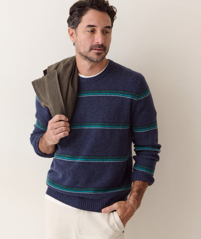 Coastal Merino Crewneck Sweater