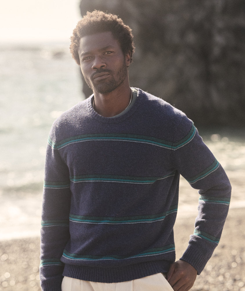 Coastal Merino Crewneck Sweater
