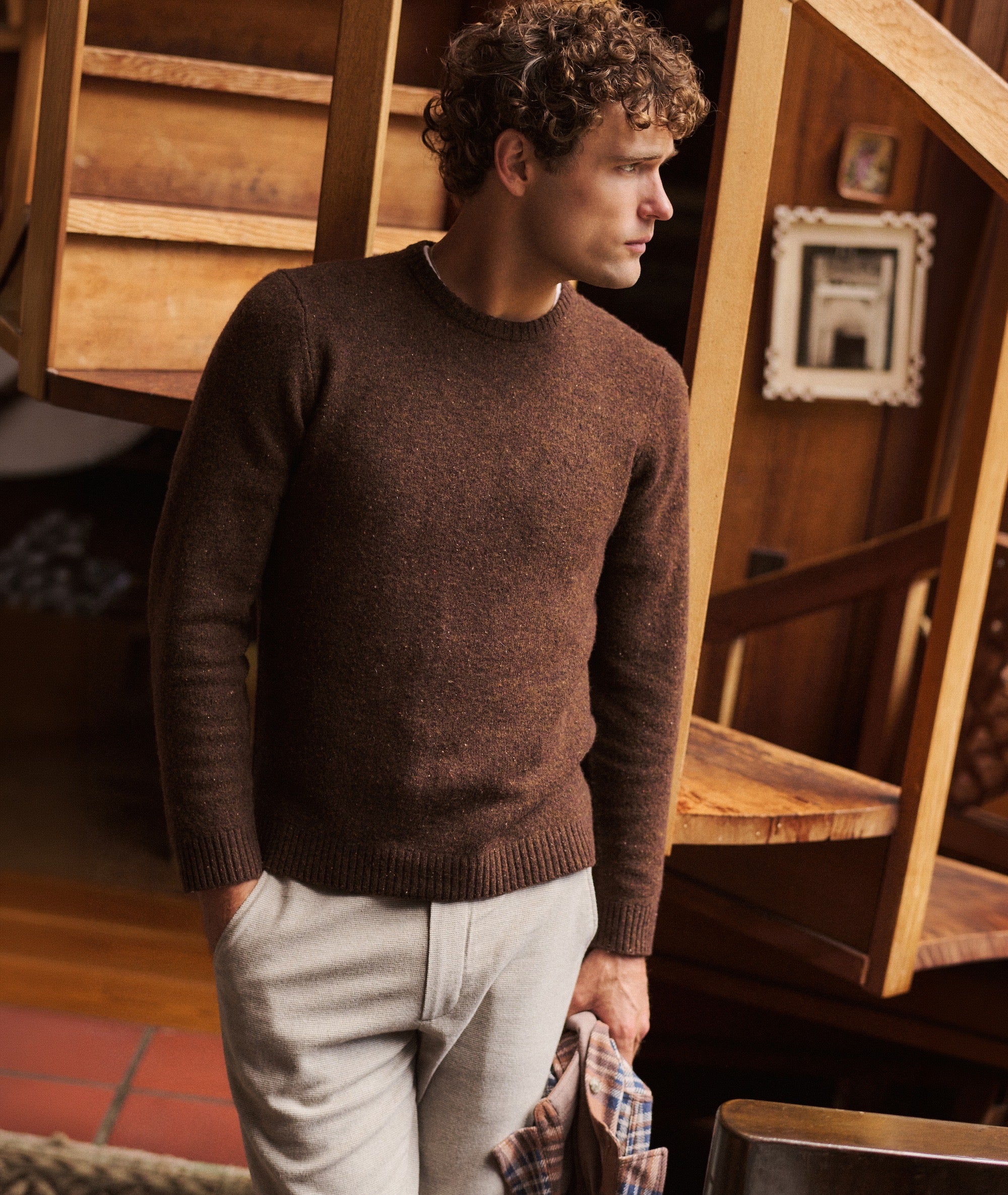 Coastal Merino Crewneck Sweater