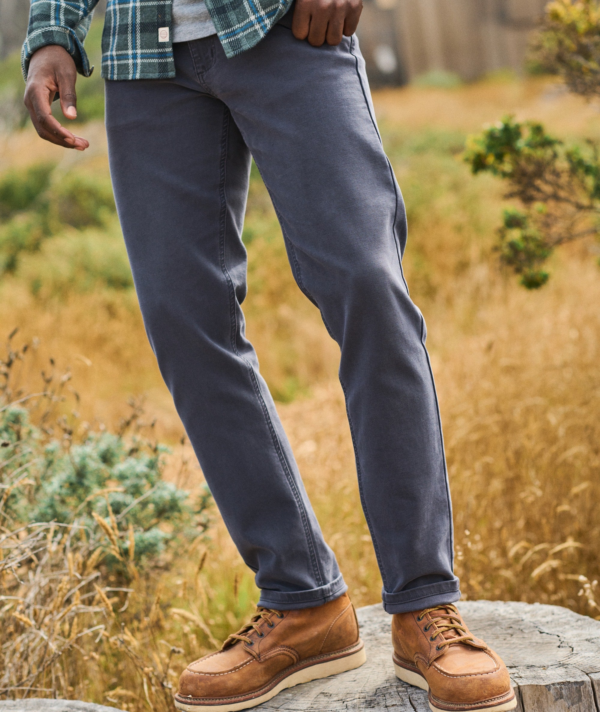 Flex Terry Slim Straight Pant