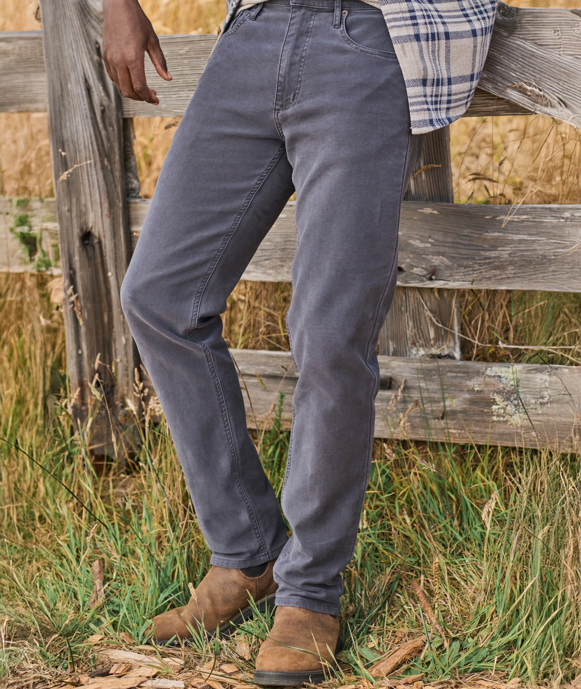 Flex Terry Slim Straight Pant