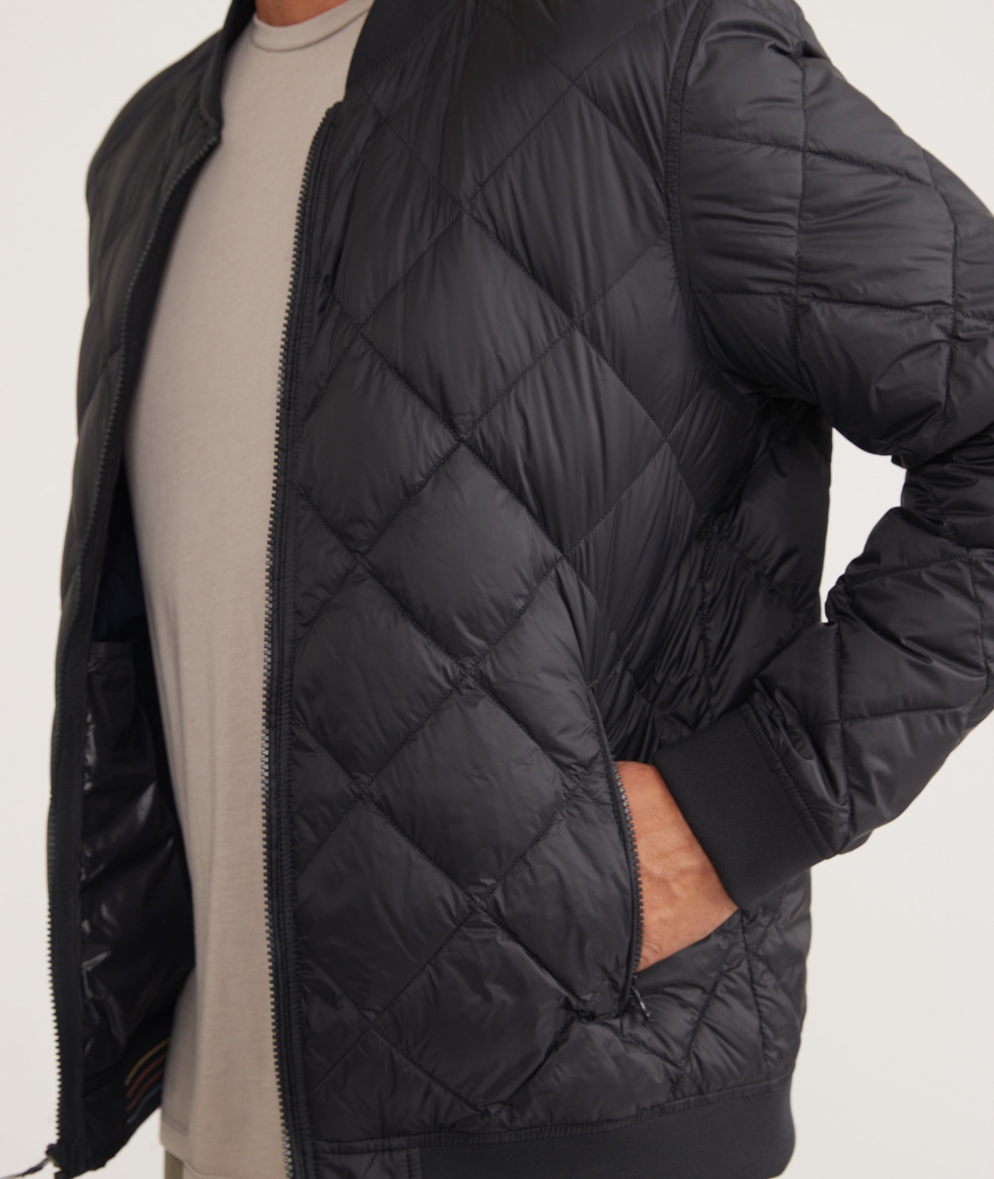 Marine Layer Men's Rhett Quilted Bomber Top