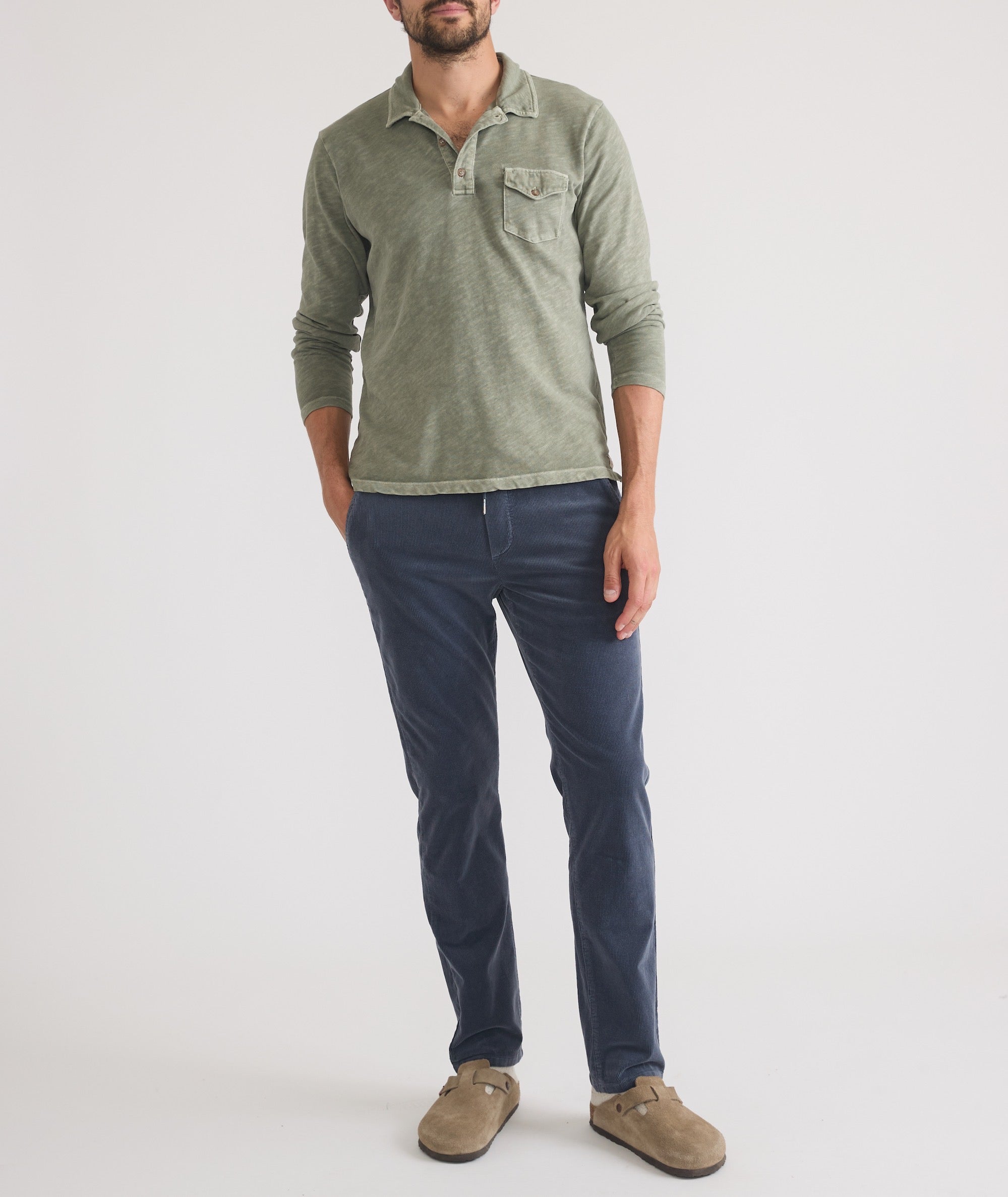 Saturday Slim Straight Corduroy Pant