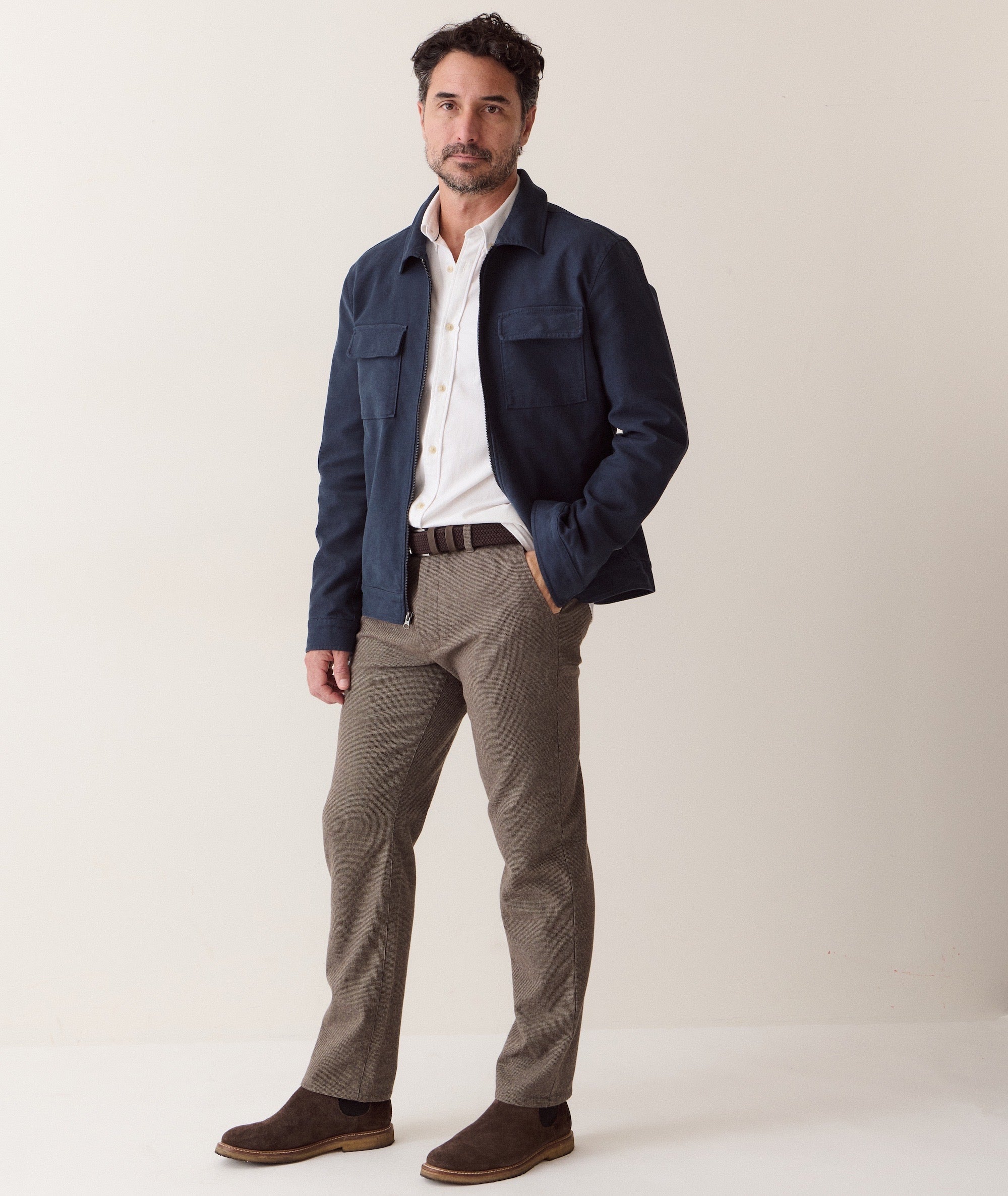 Saturday Houndstooth Chino - Slim Straight