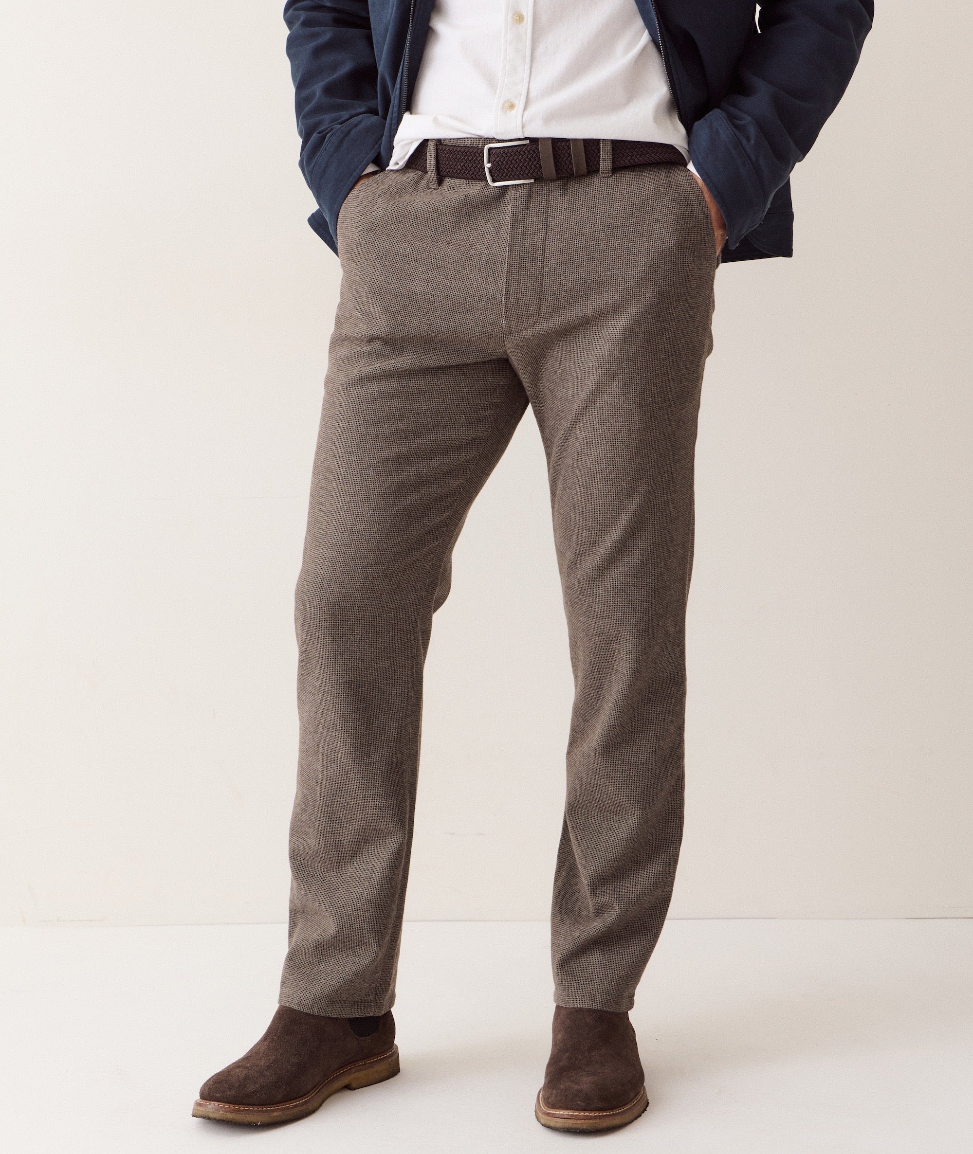 Saturday Houndstooth Chino - Slim Straight
