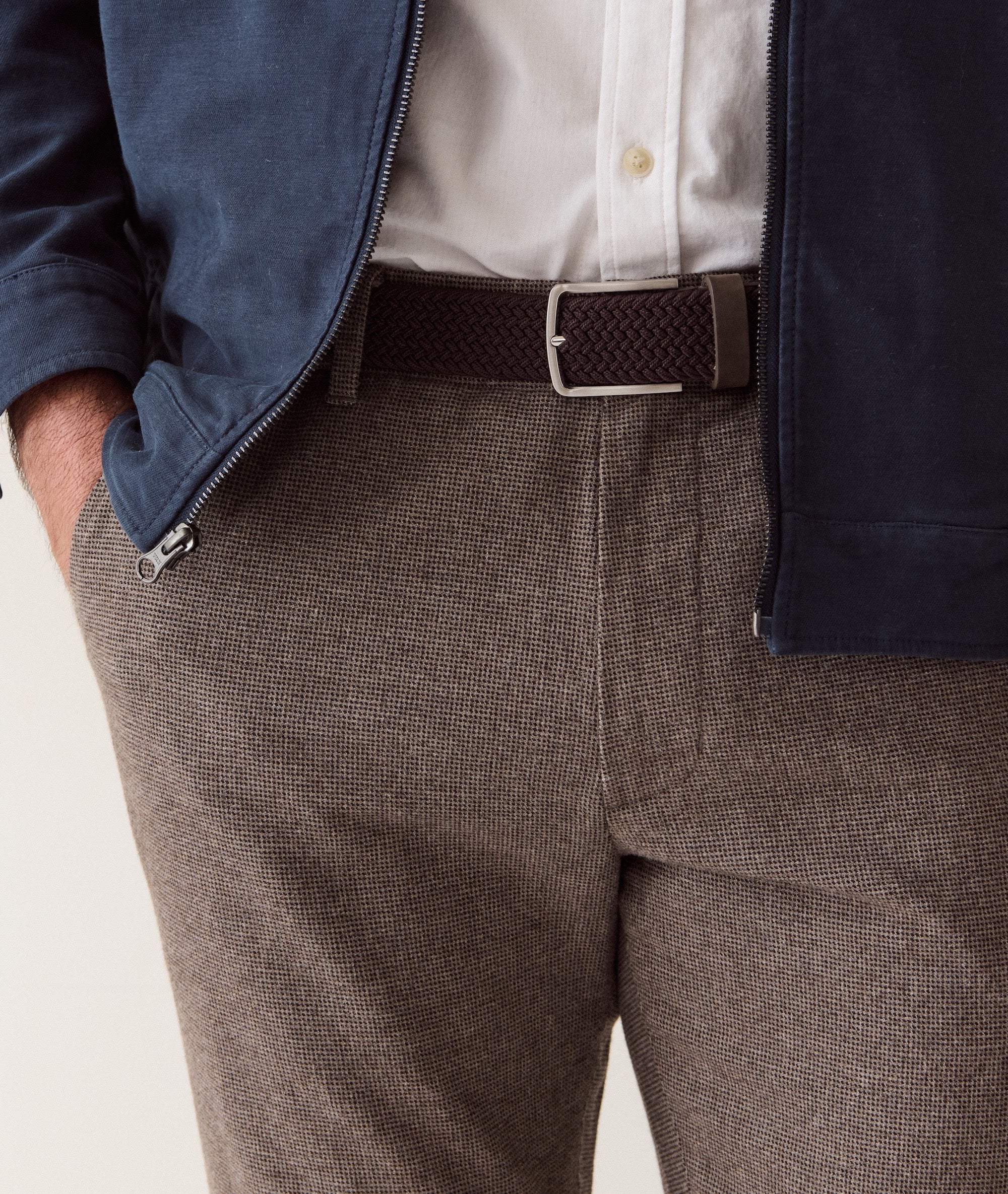 Saturday Houndstooth Chino - Slim Straight