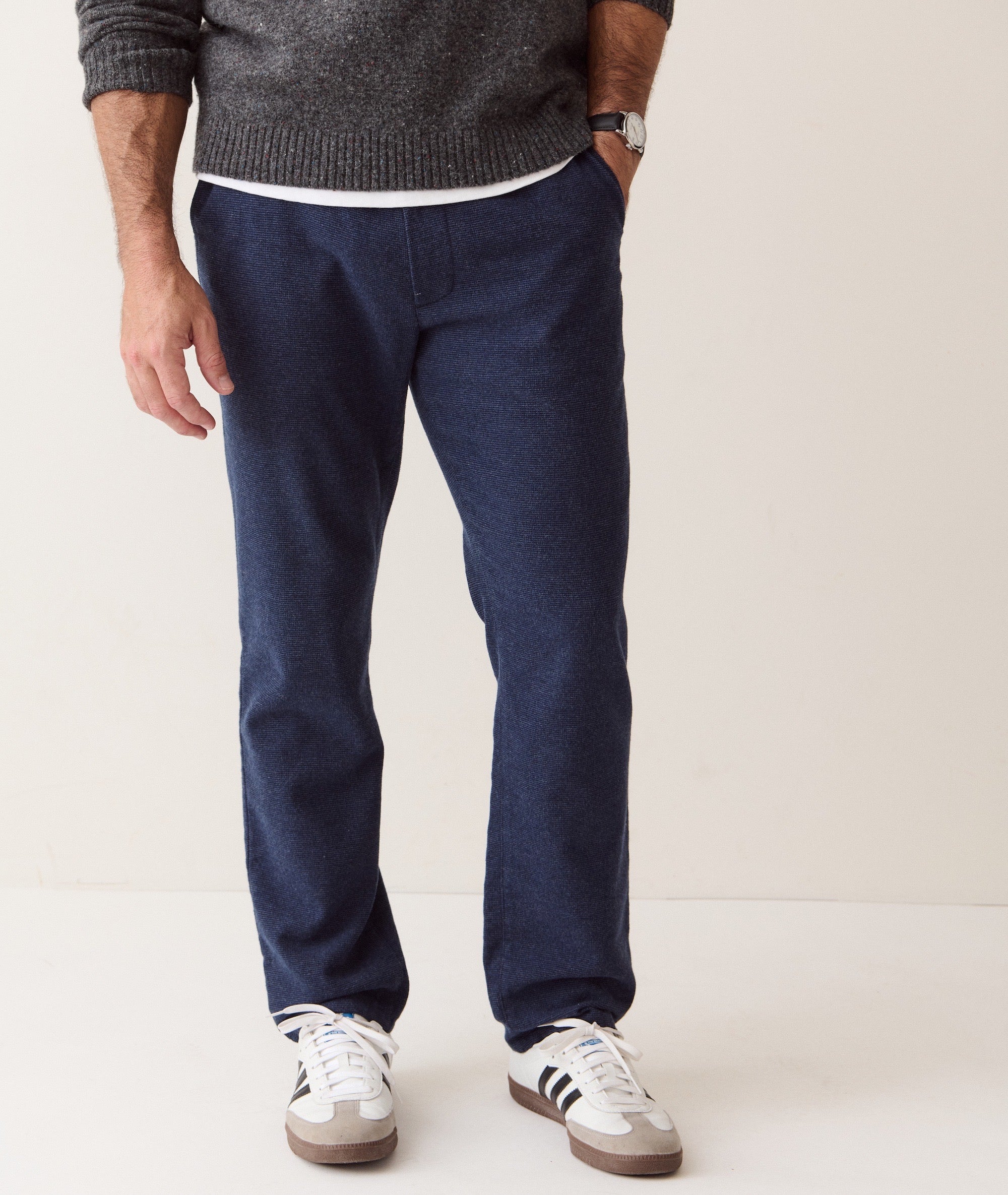 Saturday Houndstooth Chino - Slim Straight