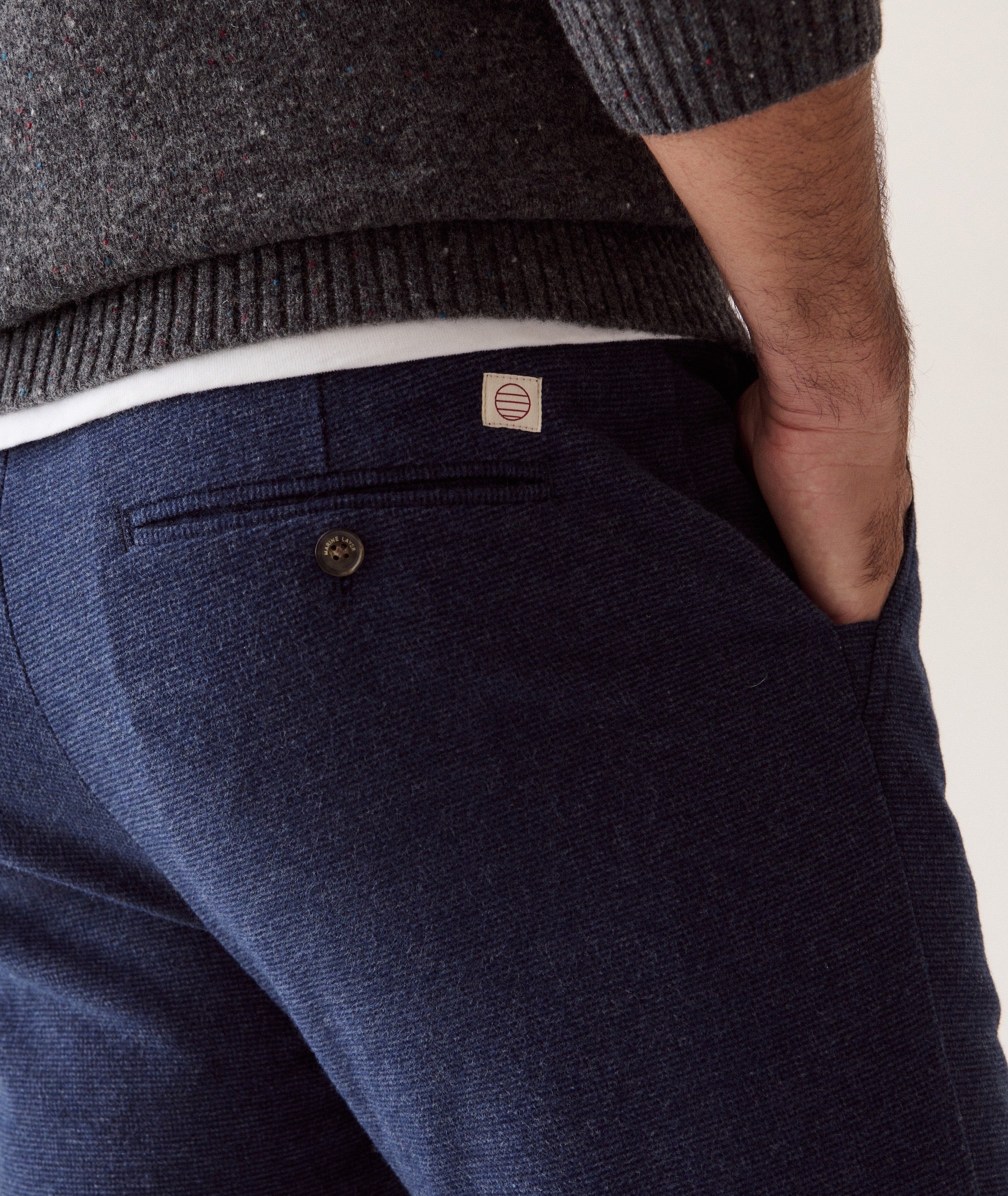 Saturday Houndstooth Chino - Slim Straight