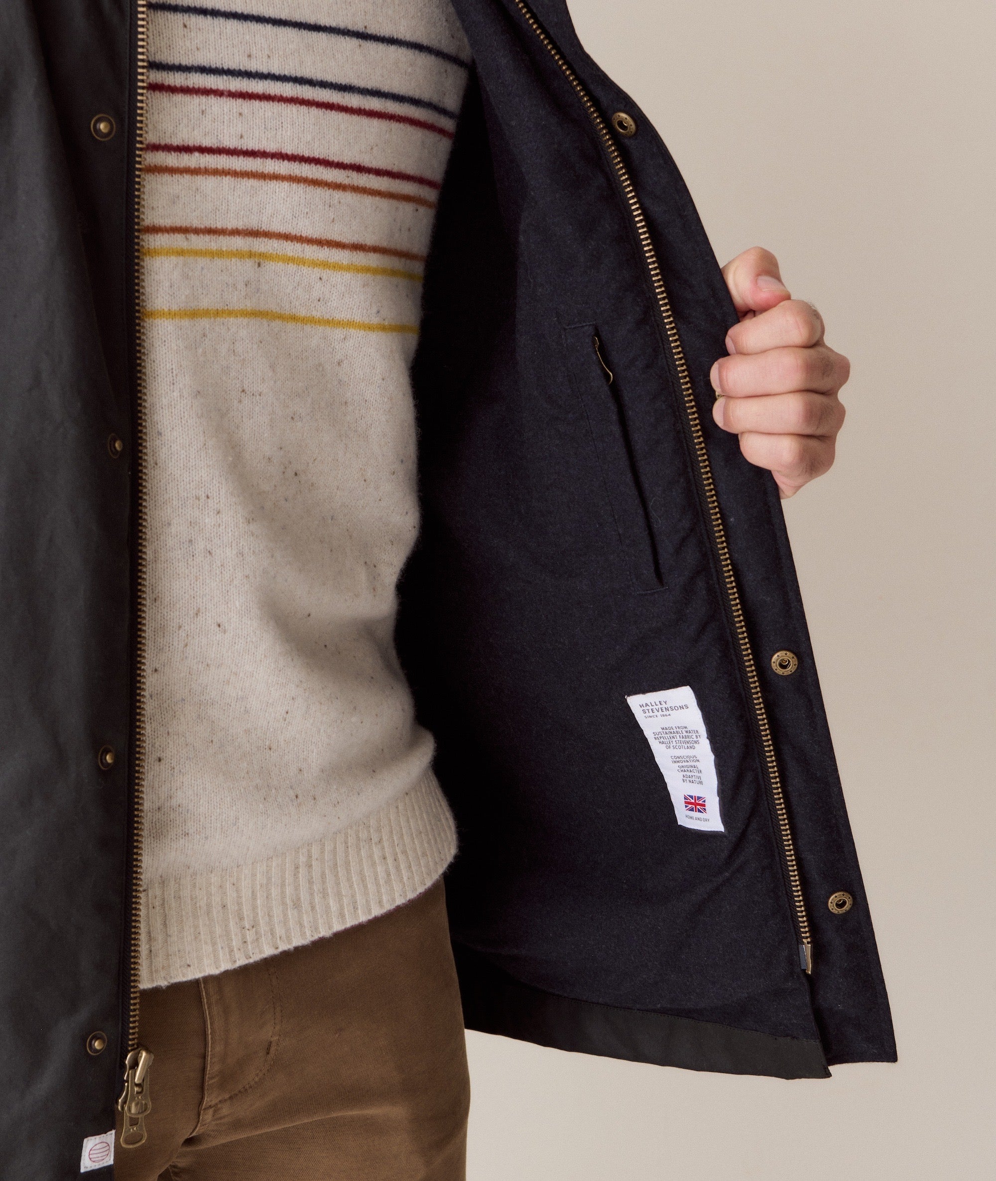 The Brooks Waxed Rain Jacket