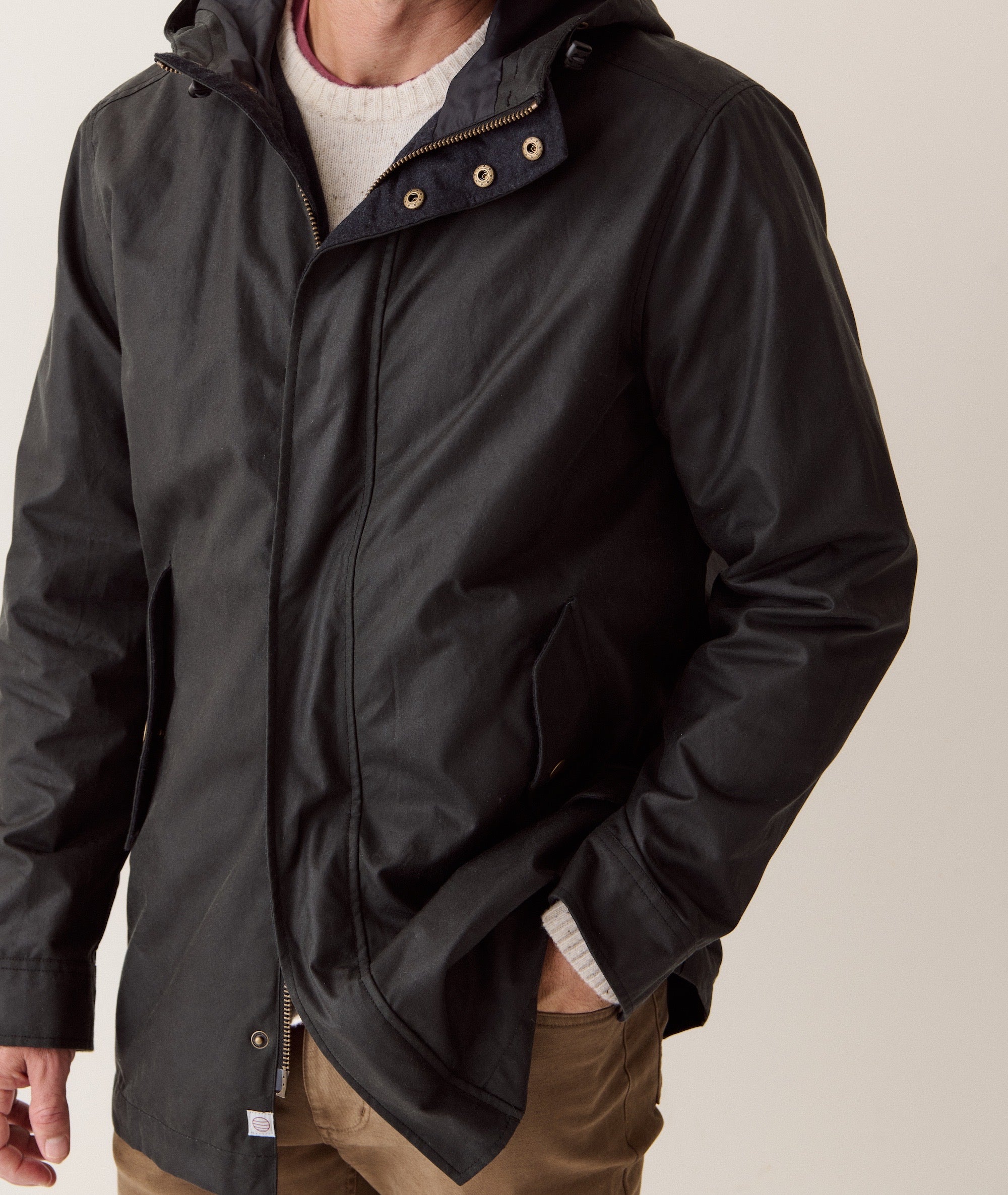 The Brooks Waxed Rain Jacket