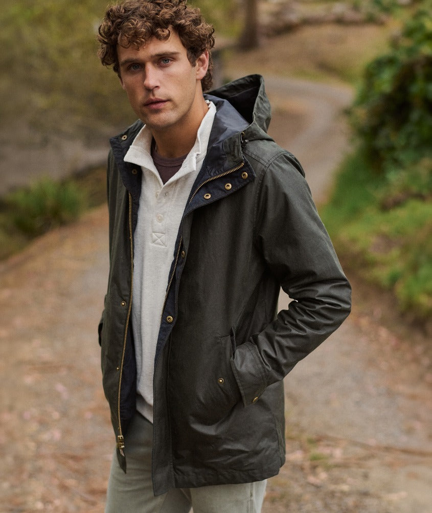 The Brooks Waxed Rain Jacket